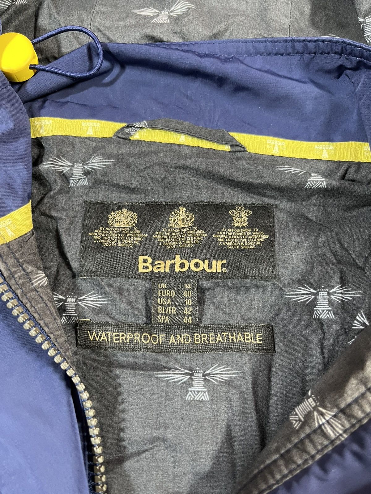 Barbour Barbour Women’s Nylon Hackamore Parka Jacket Size L / US 10 / IT 46 - 6 Thumbnail