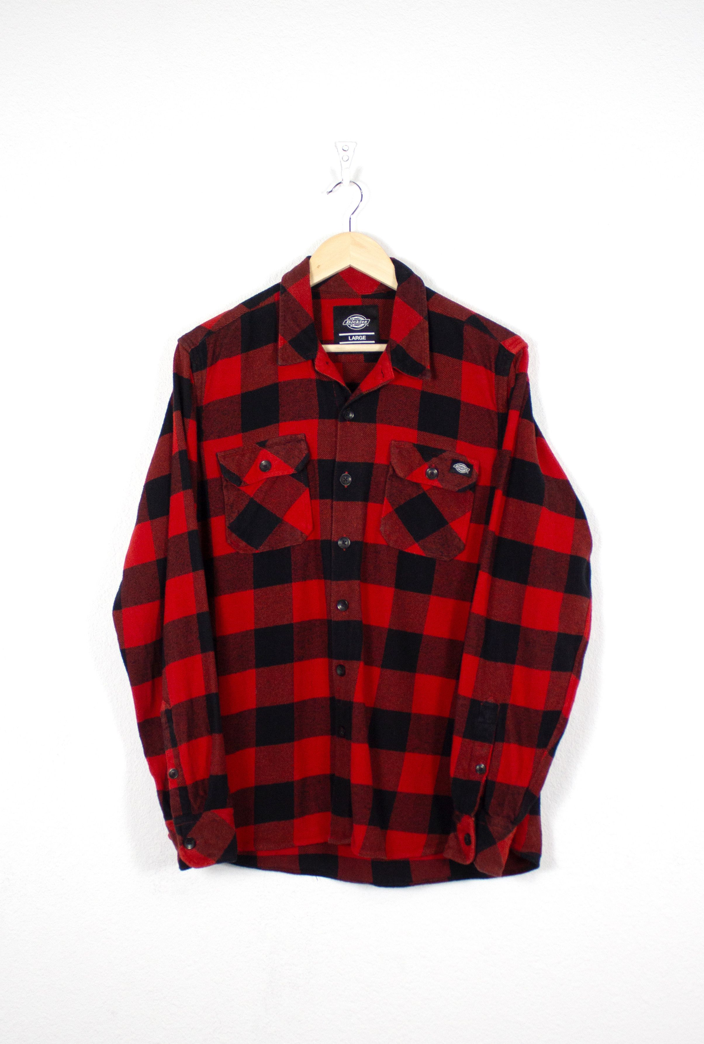 Dickies Dickies Buffalo Flannel Plaid Shirt Work Heritage M/L Size US M / EU 48-50 / 2 - 1 Thumbnail