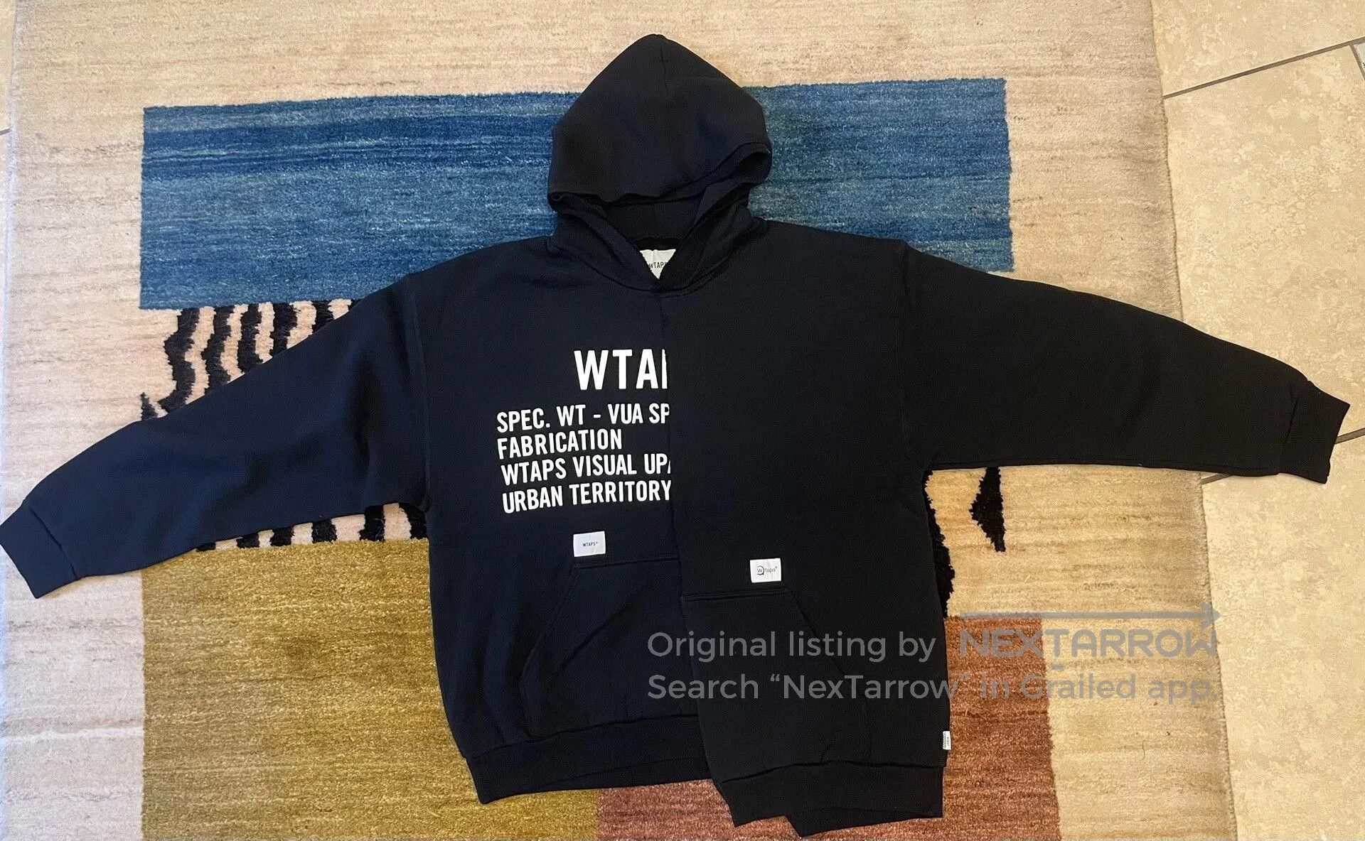 Wtaps Wtaps Men's Hooded Paneled Sweatshirt. Size US L / EU 52-54 / 3 - 1 Thumbnail