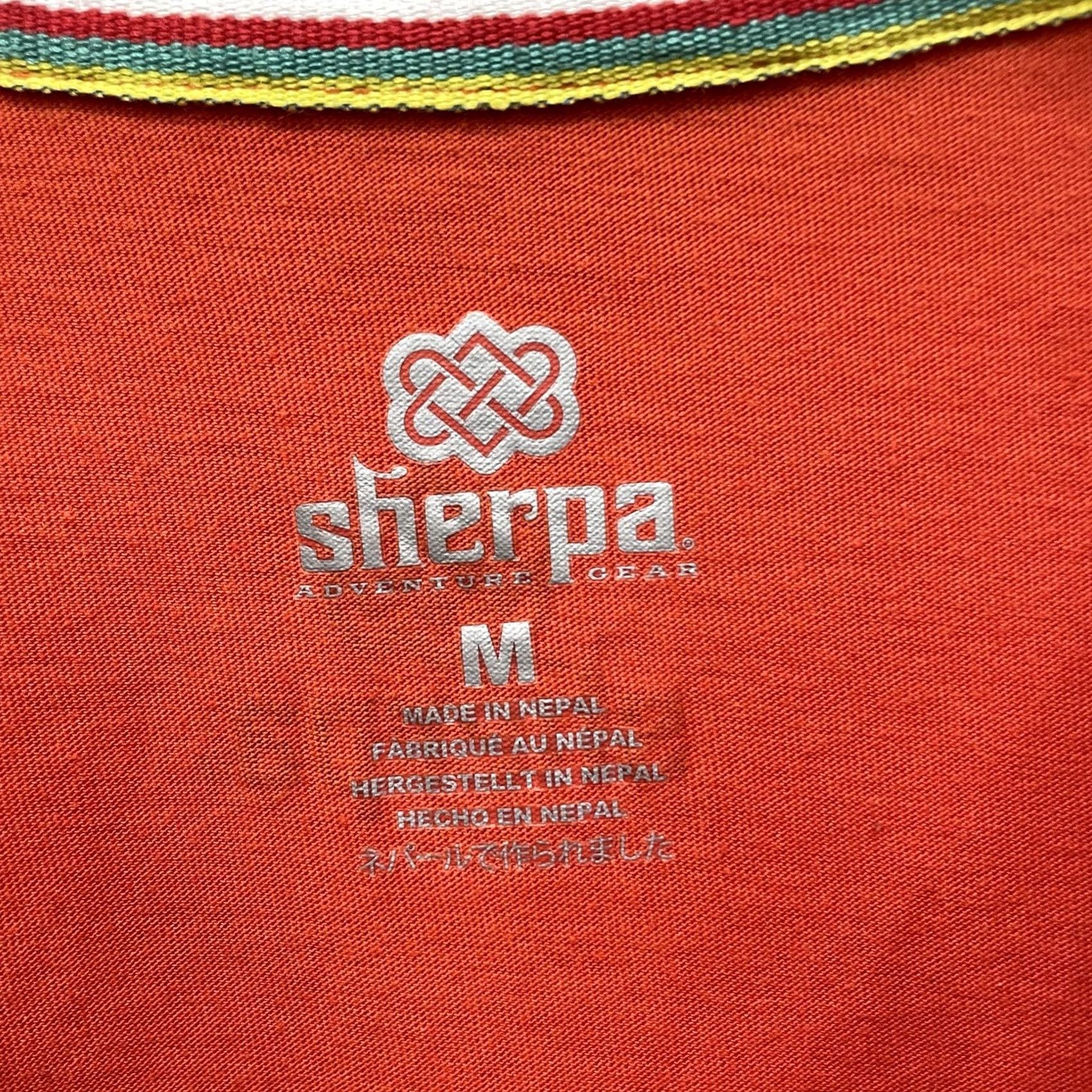Vintage Sherpa Orange Graphic Tee Mens Size M Athletic Polyester Blend Size US M / EU 48-50 / 2 - 4 Thumbnail