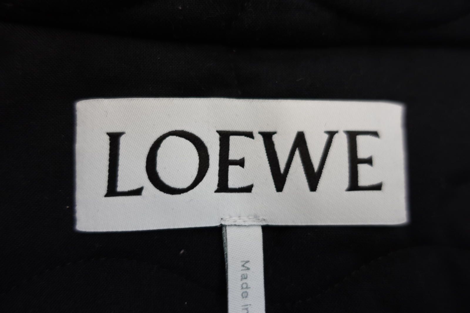 Designer LOEWE ANAGRAM JACQUARD FLEECE - GREEN/BLACK Size US L / EU 52-54 / 3 - 8 Thumbnail