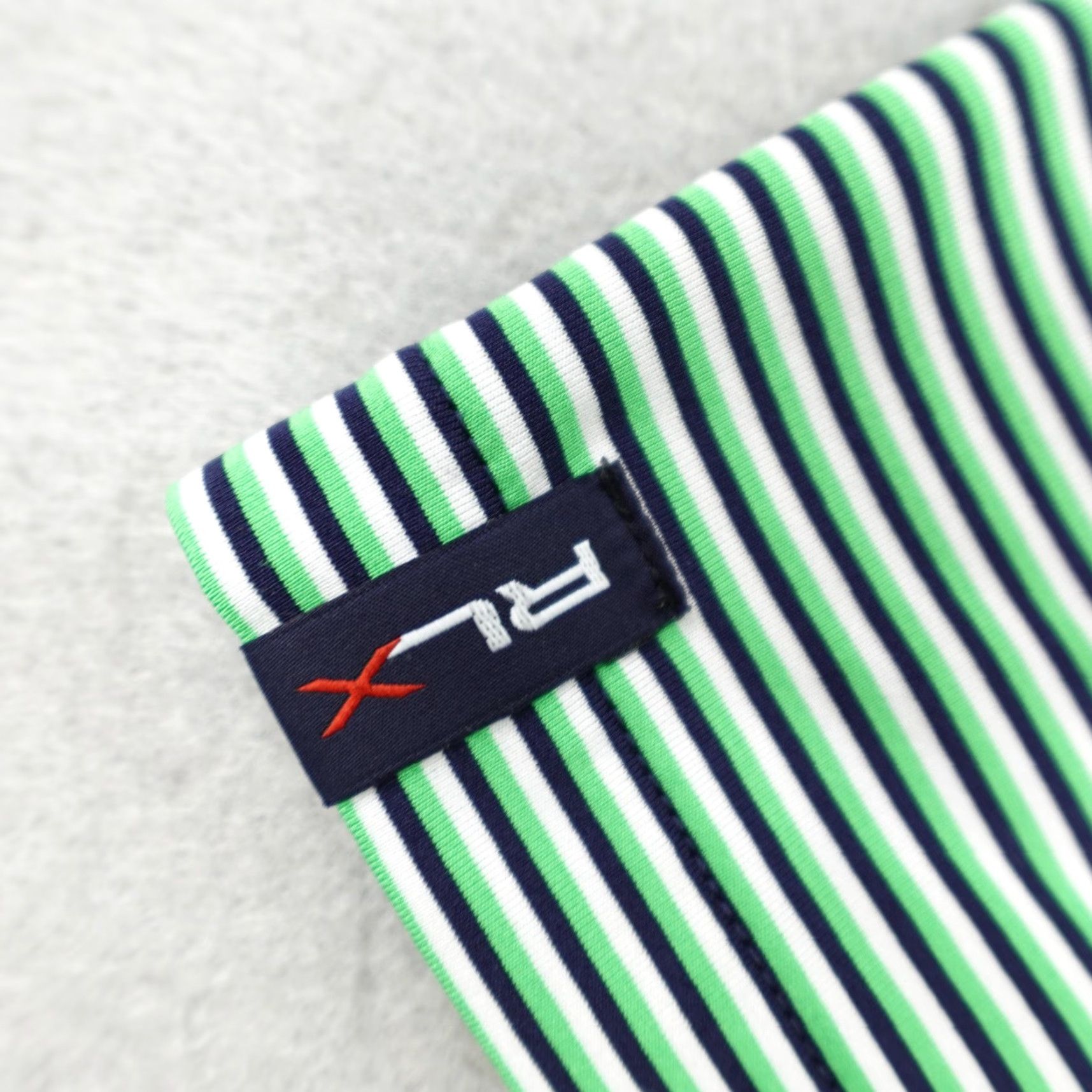 Ralph Lauren Ralph Lauren Polo Shirt Mens XL Green Blue Stripes RLX Wailea Maui Hawaii Golf Size US XL / EU 56 / 4 - 4 Thumbnail