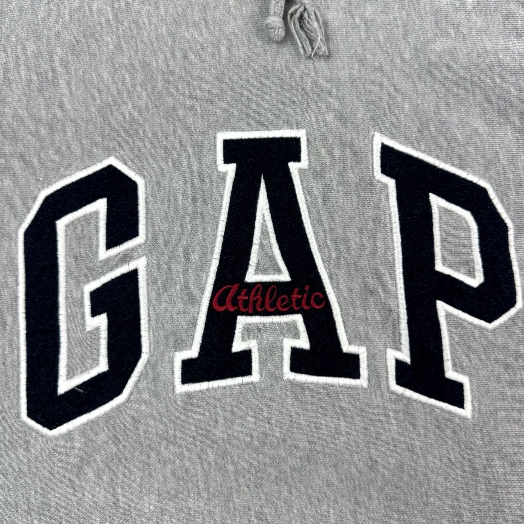 Gap VINTAGE Gap Hoodie Adult XL Gray 90s USA Pullover Size US XL / EU 56 / 4 - 4 Thumbnail