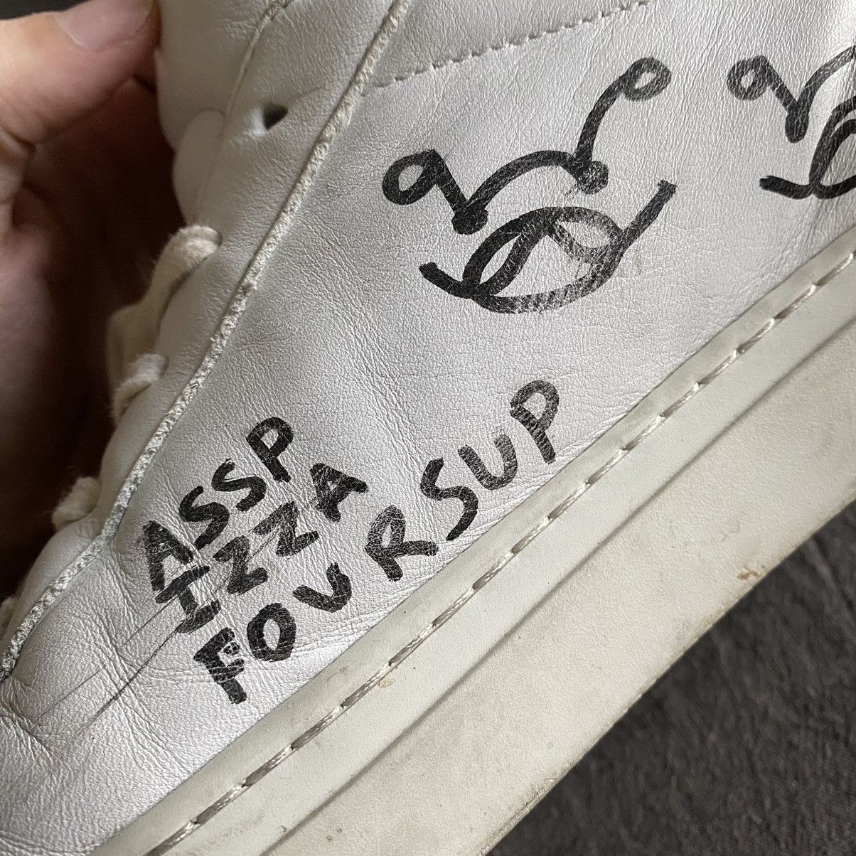 Asspizza × Warren Lotas AssPizza X Warren Lotas 1/1 Hand Drawn Sneakers Size US 12 / EU 45 - 6 Thumbnail