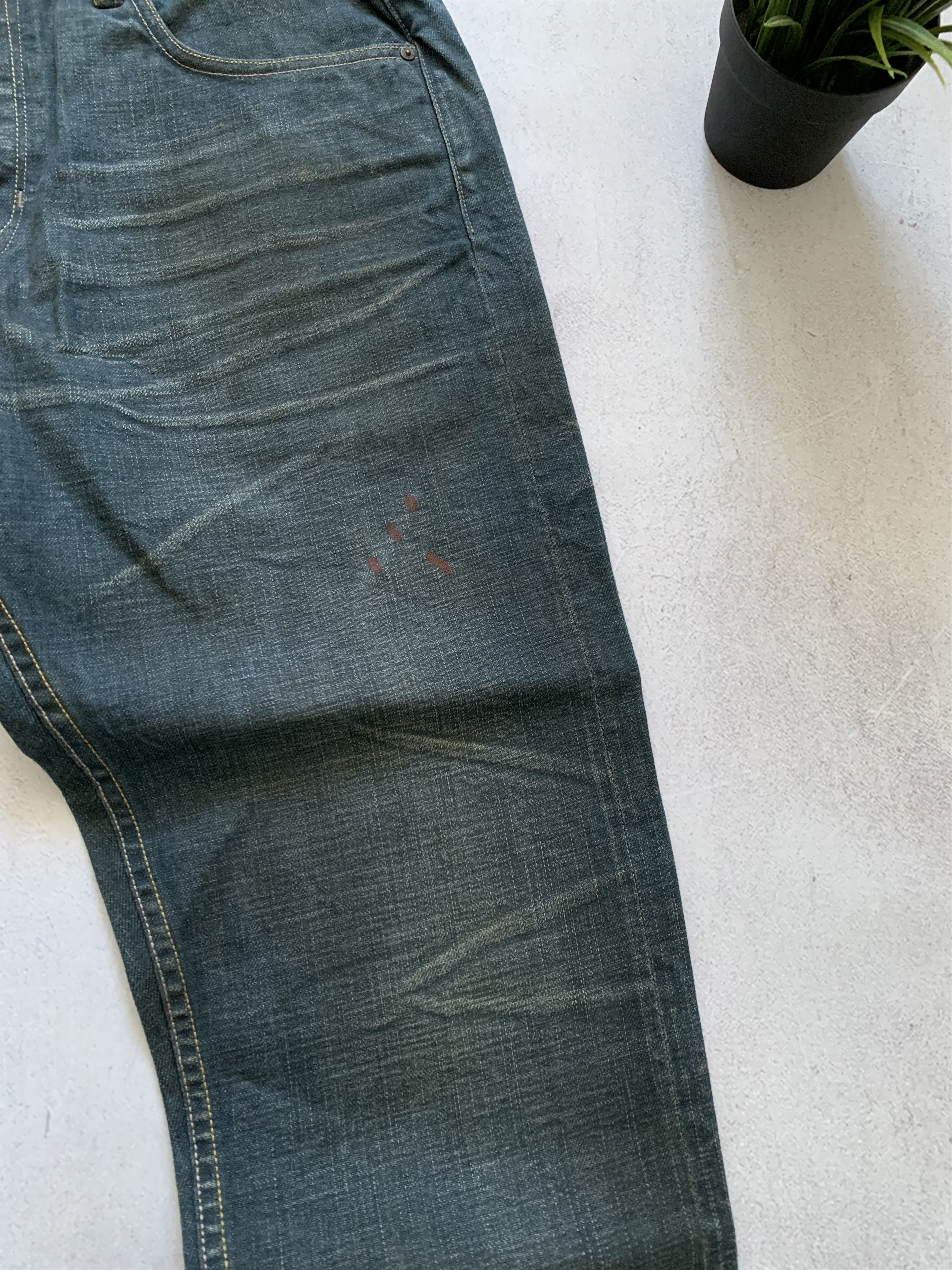 Allsaints × Japanese Brand Vintage Allsaints Jeans Denim Pants Baggy Dirty Distressed Size US 34 / EU 50 - 4 Thumbnail
