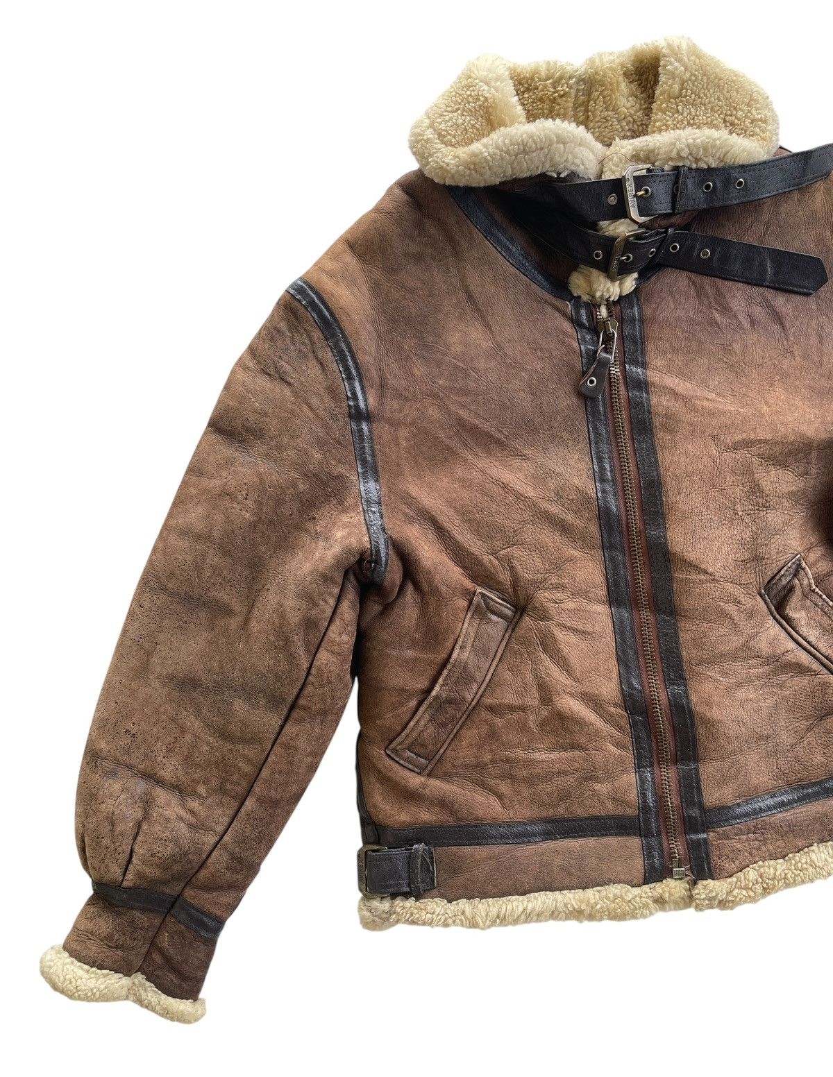 Avirex Avirex Type B-3 Sheepskin Shearling Jacket (size 38) Size US M / EU 48-50 / 2 - 5 Thumbnail