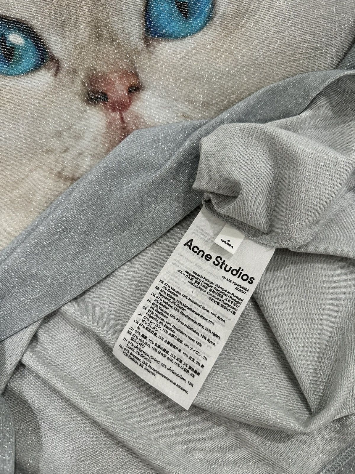 Acne Studios FW24 Acne Studios Cat T-Shirt Size US S / EU 44-46 / 1 - 7 Thumbnail