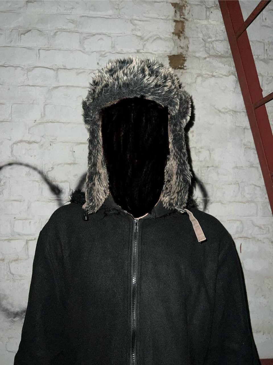 Hysteric Glamour × If Six Was Nine × Vintage Vintage Y2K Lonsdale Active Ushanka Opium Black Fur Faux Ava Size ONE SIZE - 4 Thumbnail