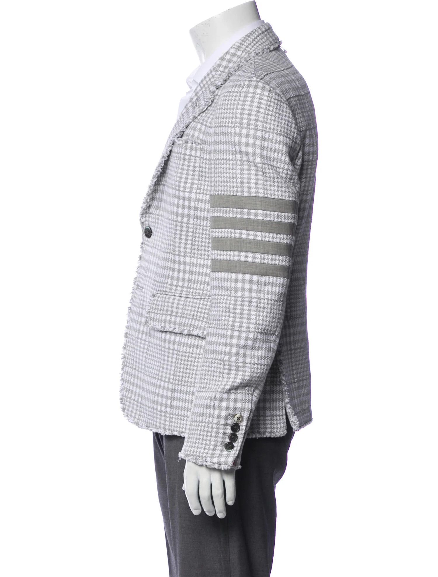 Thom Browne Rare Thom Browne Tweed Pattern Blazer Size 36R - 2 Thumbnail