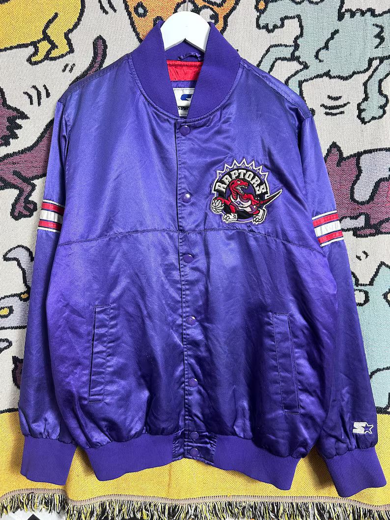 NBA Vintage 90s Toronto Raptors Jacket size L Size US L / EU 52-54 / 3 - 1 Thumbnail