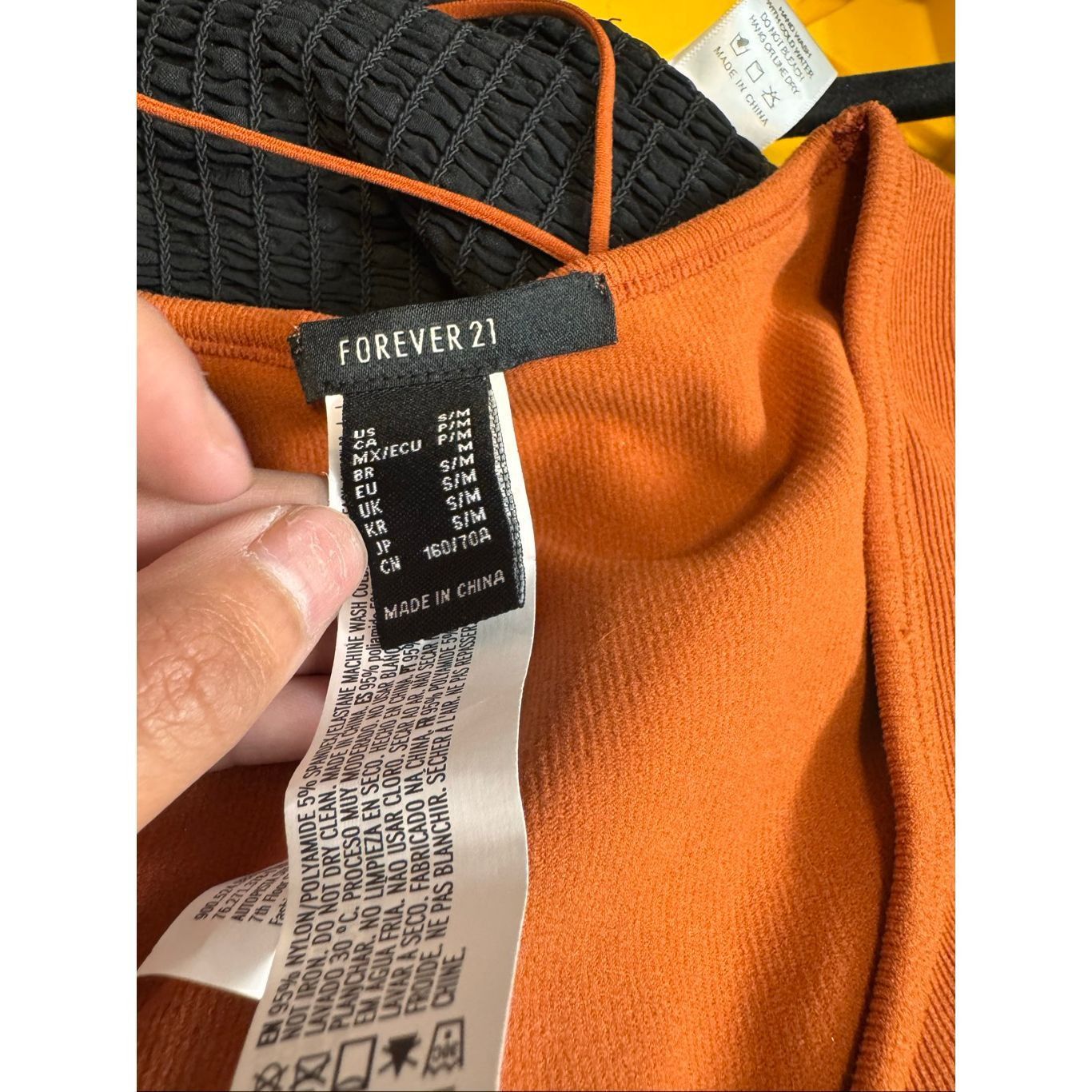 Forever 21 Forever 21 Rust Orange Lace-Up Front Tank Top Women’s Size S Size S / US 4 / IT 40 - 5 Thumbnail