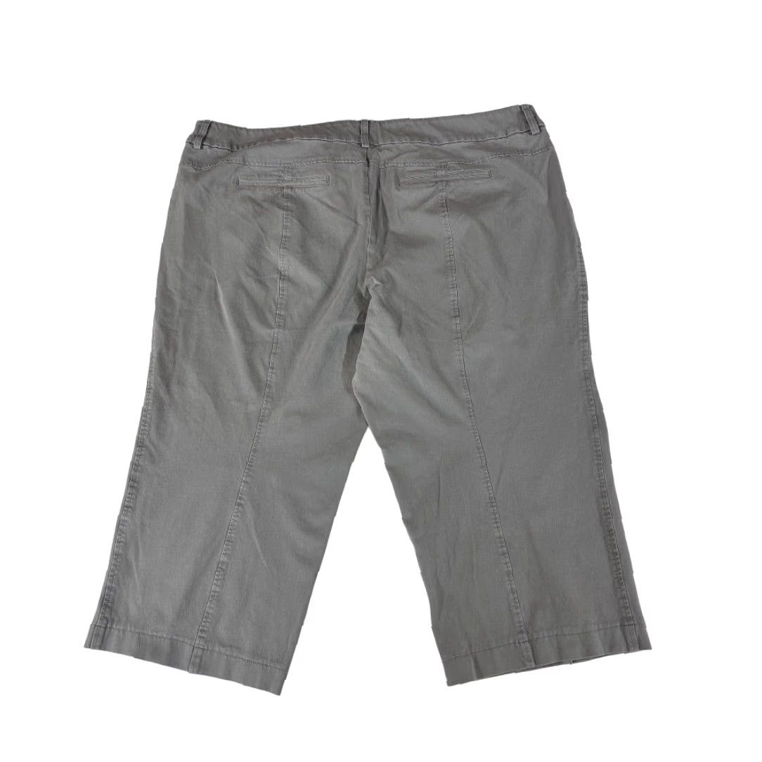 Vintage INC International Concepts Pants Women 24W Gray Capri 21" Inseam Size 42" / US 20 - 6 Thumbnail