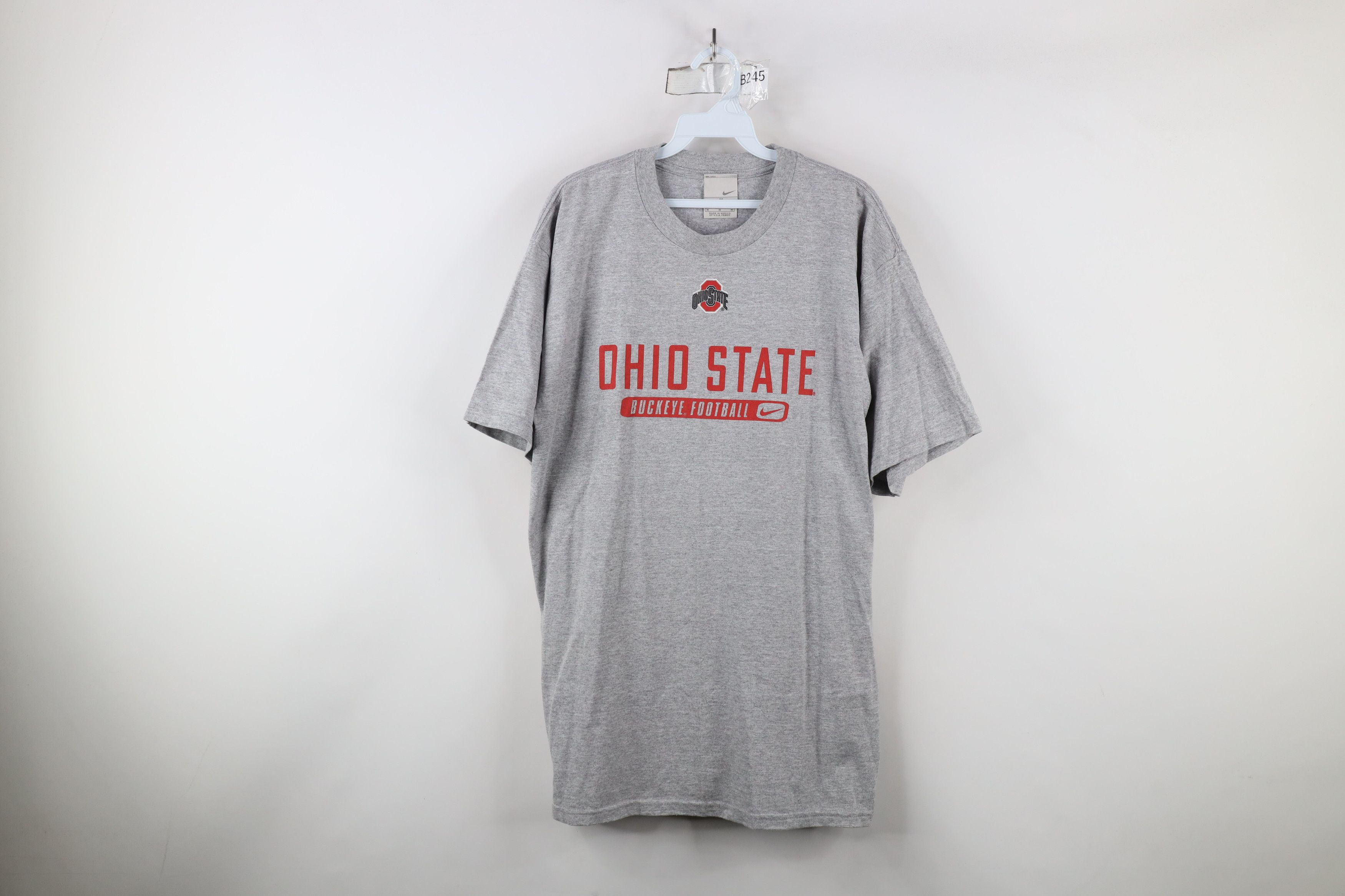 Nike × Vintage Vintage Nike Swoosh Ohio State University Football T-Shirt Size US M / EU 48-50 / 2 - 1 Thumbnail