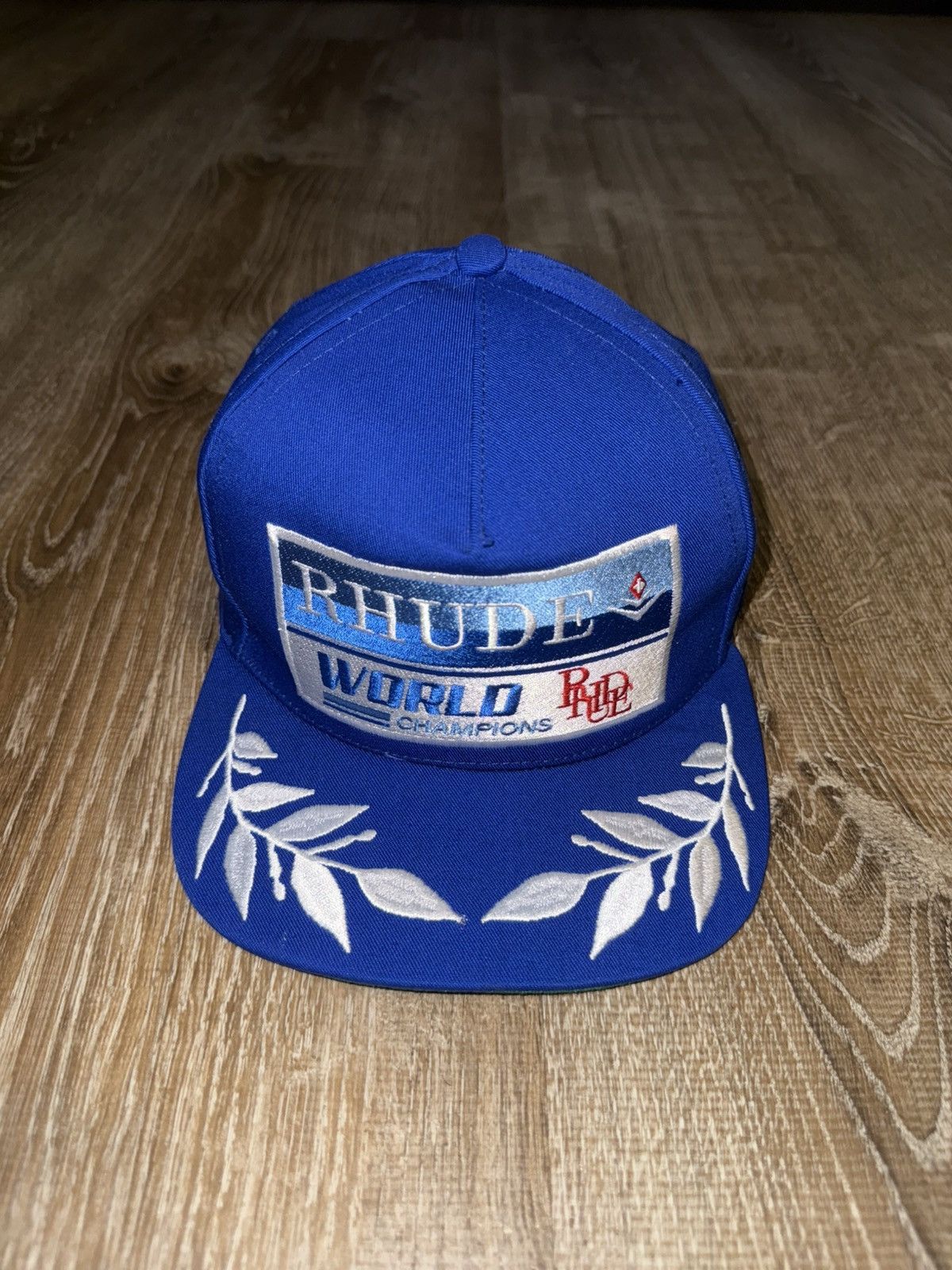 Rhude Rhude World Champions Cap Royal Blue Size ONE SIZE - 1 Thumbnail