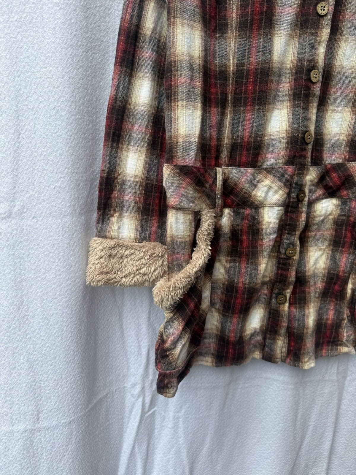 Hysteric Glamour Japanese fur style plaid button shirt Size US M / EU 48-50 / 2 - 4 Thumbnail