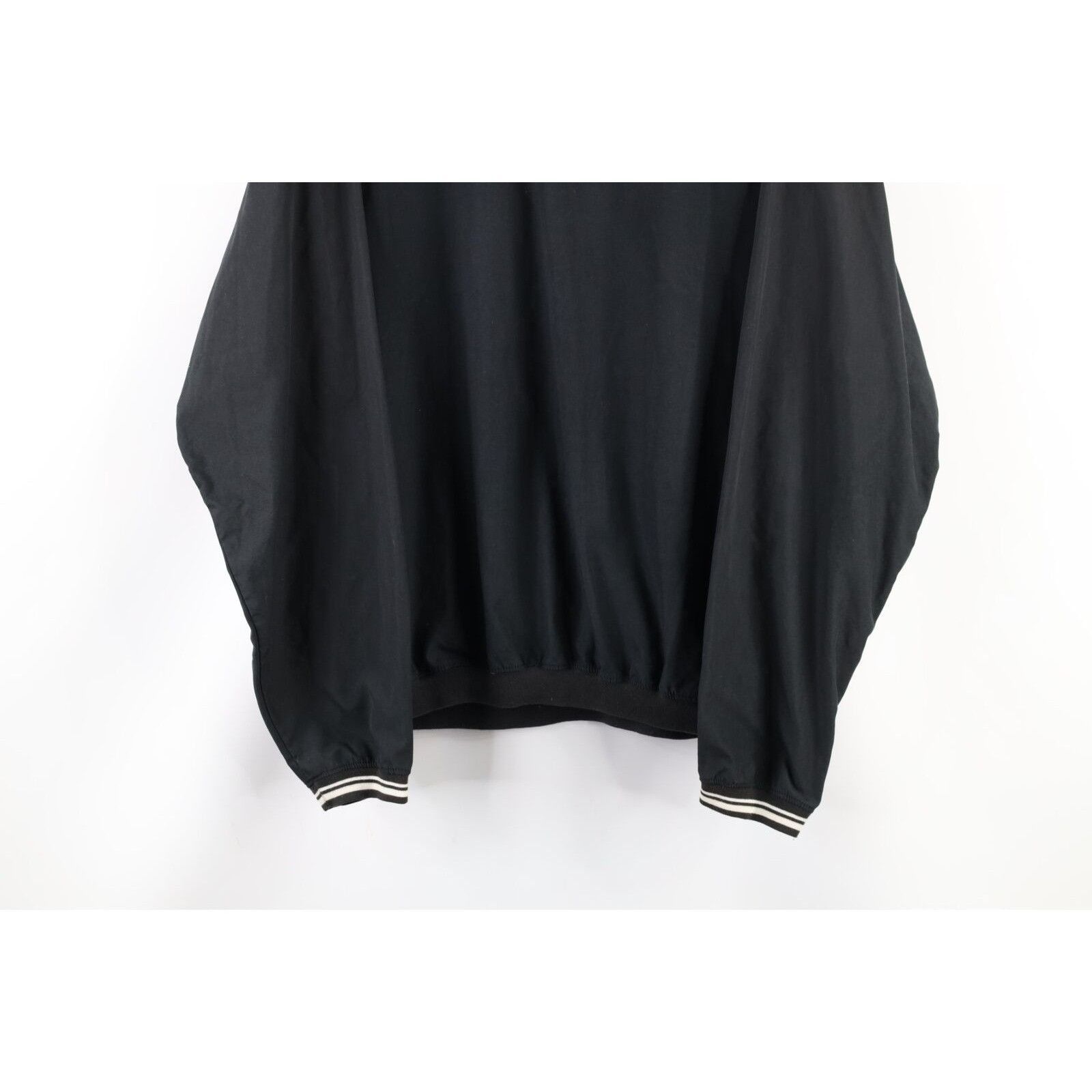 Vintage Vintage 90s Streetwear Blank Striped Windbreaker Jacket Size US L / EU 52-54 / 3 - 3 Thumbnail