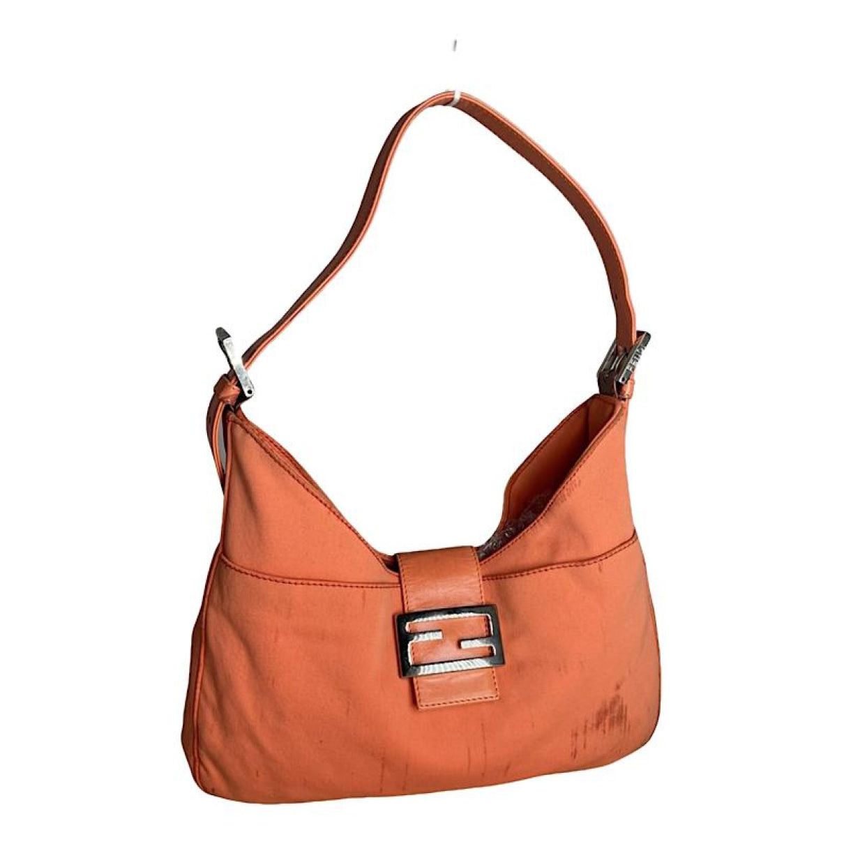 Fendi Baguette Orange Polyester Handbag Size ONE SIZE - 1 Thumbnail