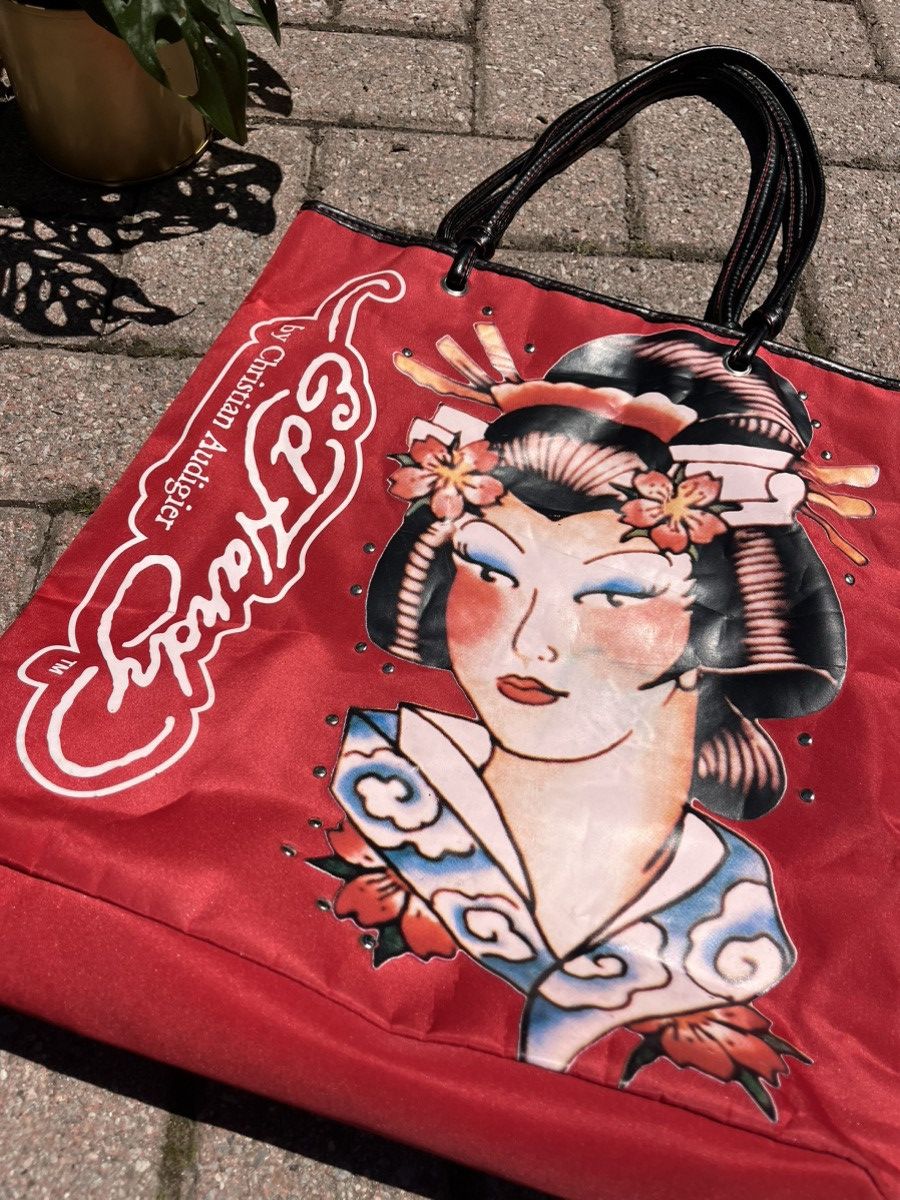 エドハーディー バック クリスチャンオードジェー y2k Christian Audigier × Ed Hardy Ed hardy 🔥RARE🔥 Christian