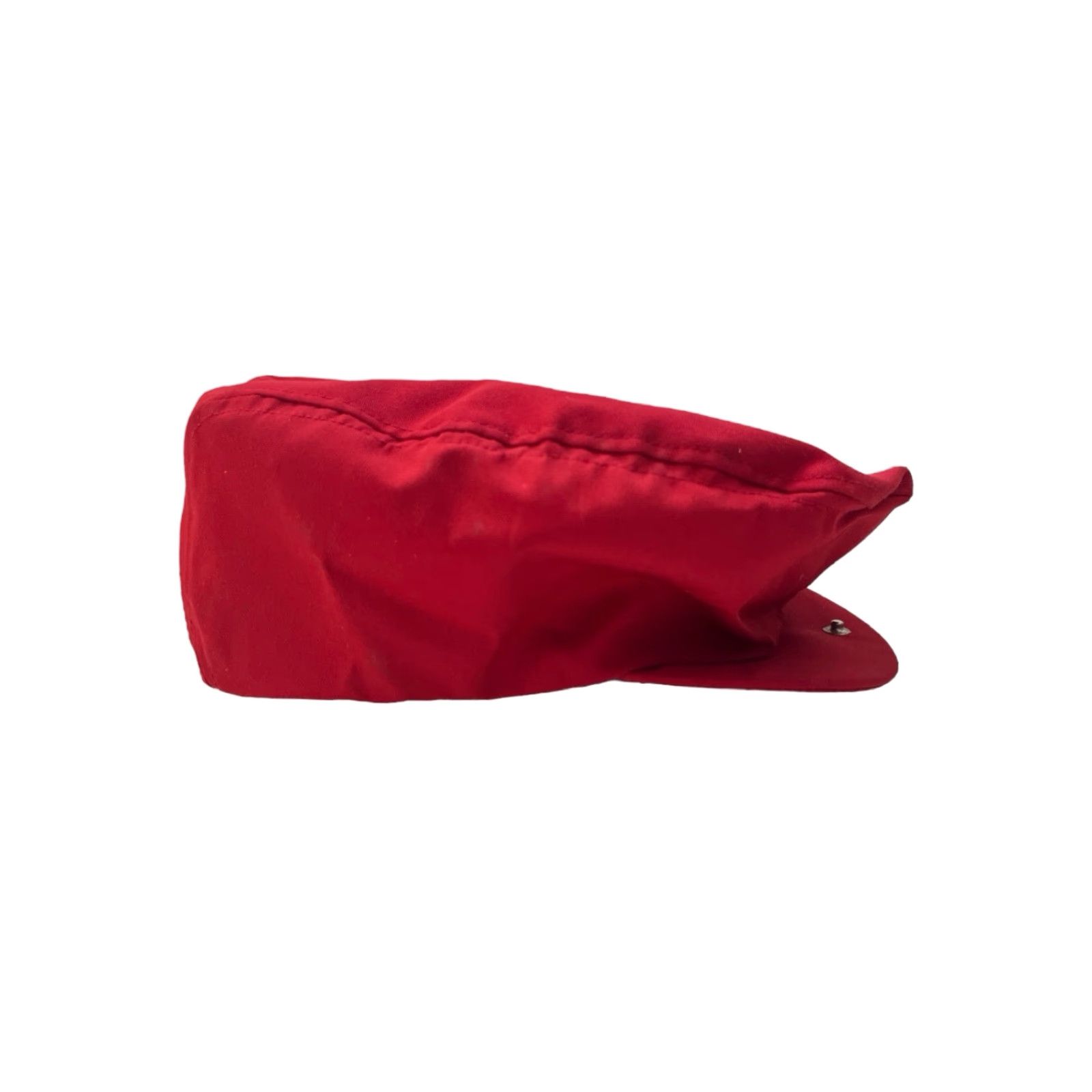 Vintage VINTAGE cabbie drivers flat cap hat Mens Large Red 90s deadstock NWOT USA Slim Snap On Bill Size ONE SIZE - 6 Thumbnail