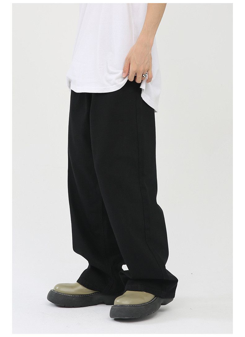 Japanese Brand Japanese retro solid color loose wide-leg straight jeans Size US 32 / EU 48 - 2 Thumbnail
