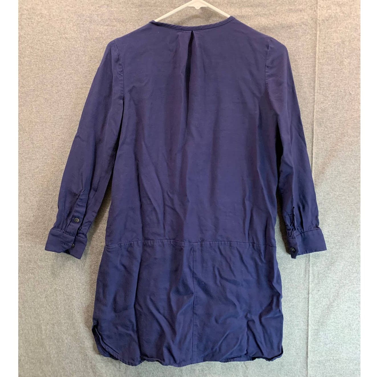 Madewell Madewell Navy Blue Shirt Women Extra Small Long Sleeve Size XS / US 0-2 / IT 36-38 - 2 Thumbnail