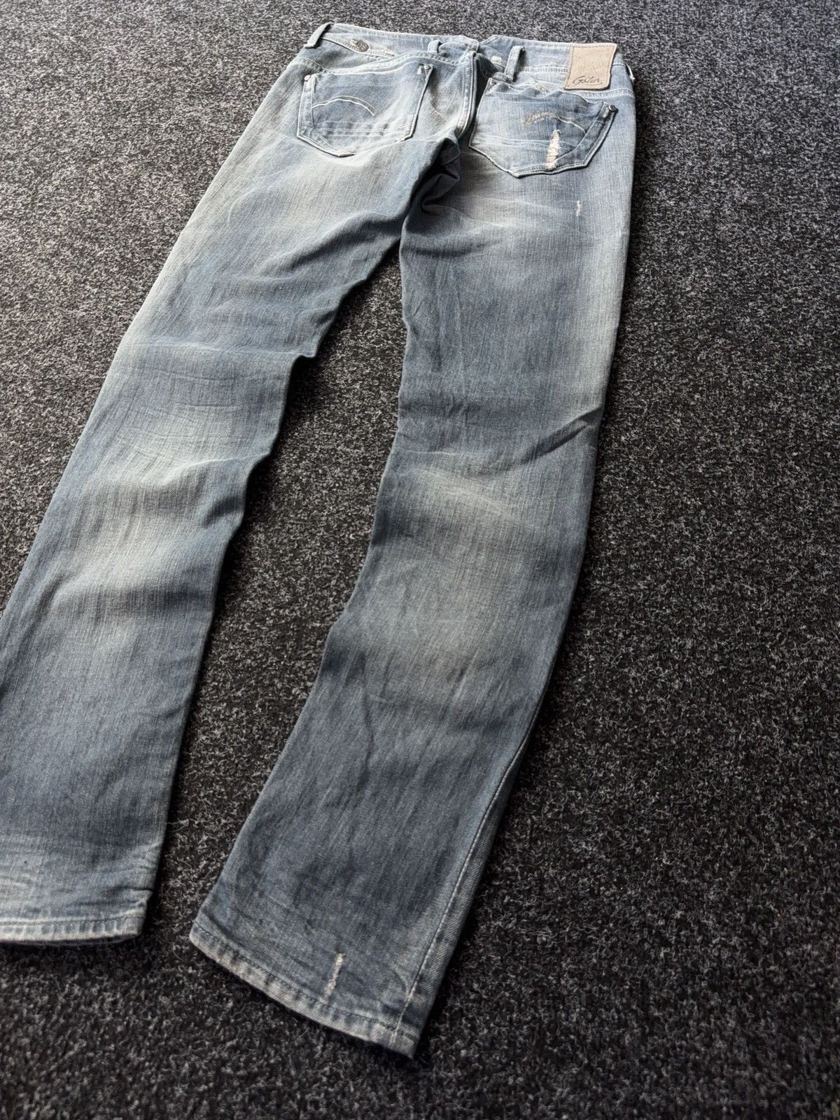 Vintage Retro Distressed Y2K G-Star RAW Denim pants Jeans