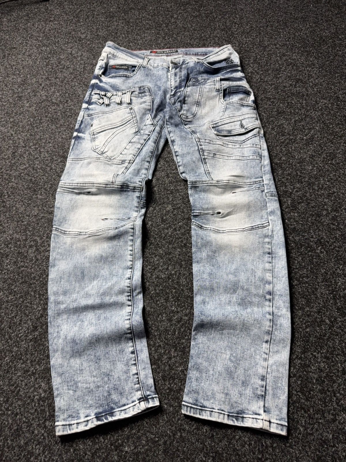 Japanese Brand Y2K 00s Japanese Punk Cipo&Baxx Punk Rock Biker Jeans Denim Size US 32 / EU 48 - 1 Thumbnail