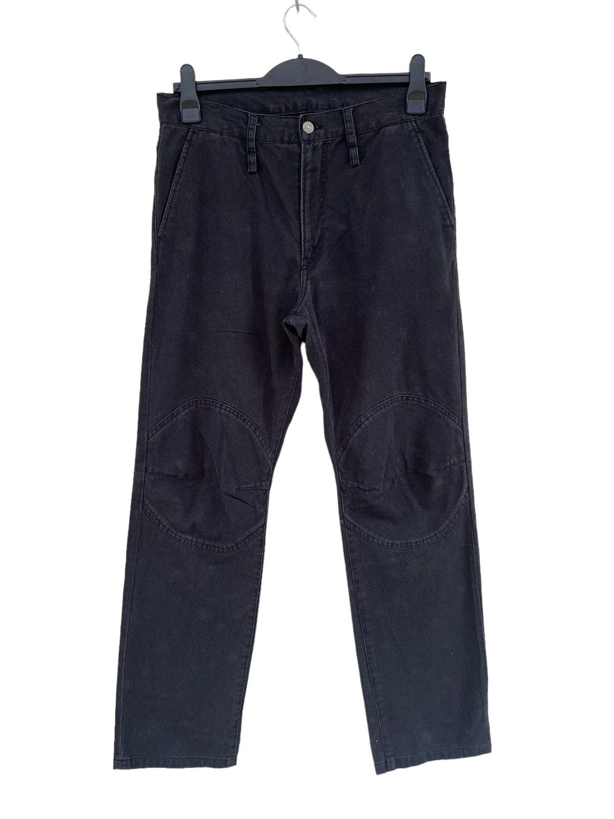 Vintage Vintage PPFM Fade Black Knee Patch Trouser Pant Size US 32 / EU 48 - 6 Thumbnail