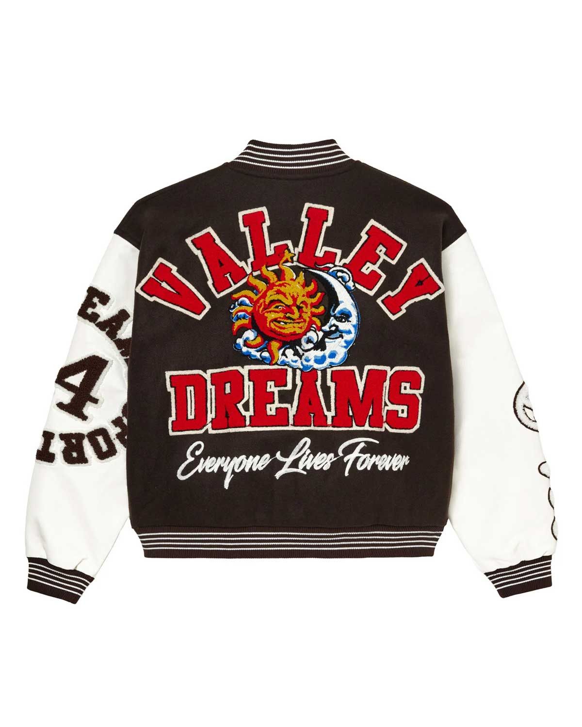 Vale Forever Alumni Varsity Jacket Brown Size US XXL / EU 58 / 5 - 1 Thumbnail