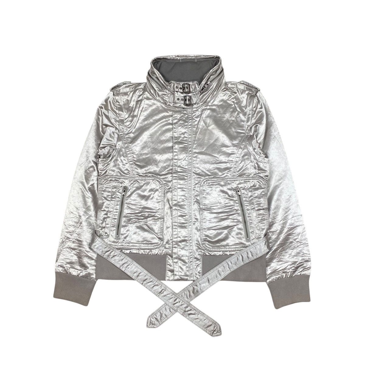 PPFM PPFM Detachable Bondage Cargo Jacket Silver Size US L / EU 52-54 / 3 - 1 Thumbnail