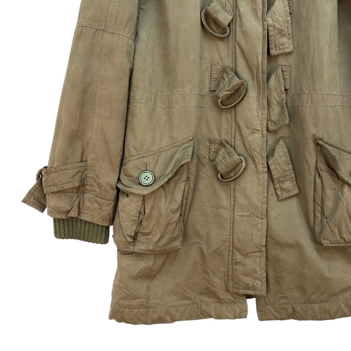 If Six Was Nine 💥Japanese Brand OwnZone Military Style Faux Fur Parka Jacket Size M / US 6-8 / IT 42-44 - 4 Thumbnail