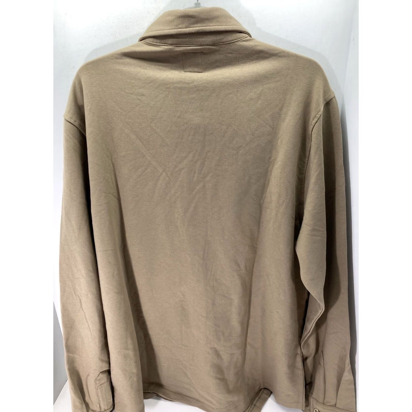 Gap Gap Shirt Men XL Brown Knit Button-Front Long Sleeve Cotton Blend Stretch NWT Regular, Button-Up, Collared, Vietnam, Gap Size US XL / EU 56 / 4 - 6 Thumbnail