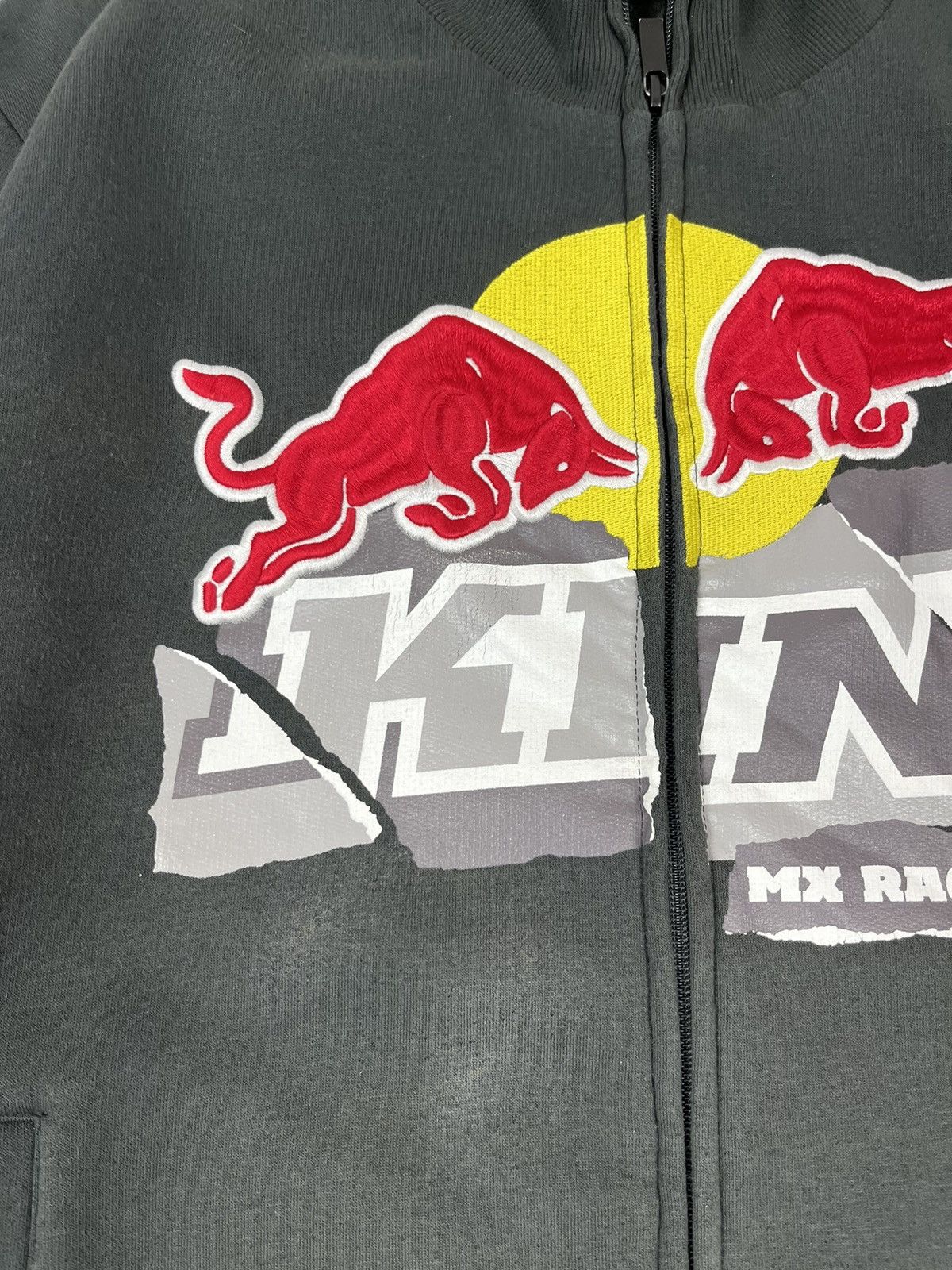 Red Bull Red Bull Kini MX Racing Vintage Full Zip Track Jacket Size US L / EU 52-54 / 3 - 8 Thumbnail