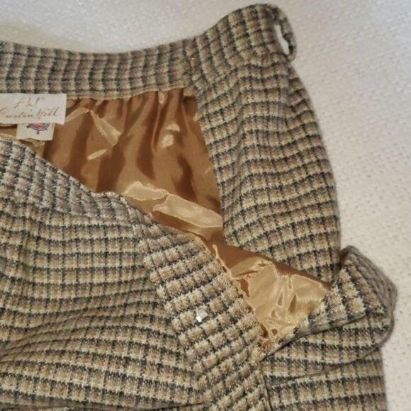 Vintage Austin Hill Vintage Union Made Wool Brown Plaid Lined Zipper Size 30" / US 8 / IT 44 - 6 Thumbnail