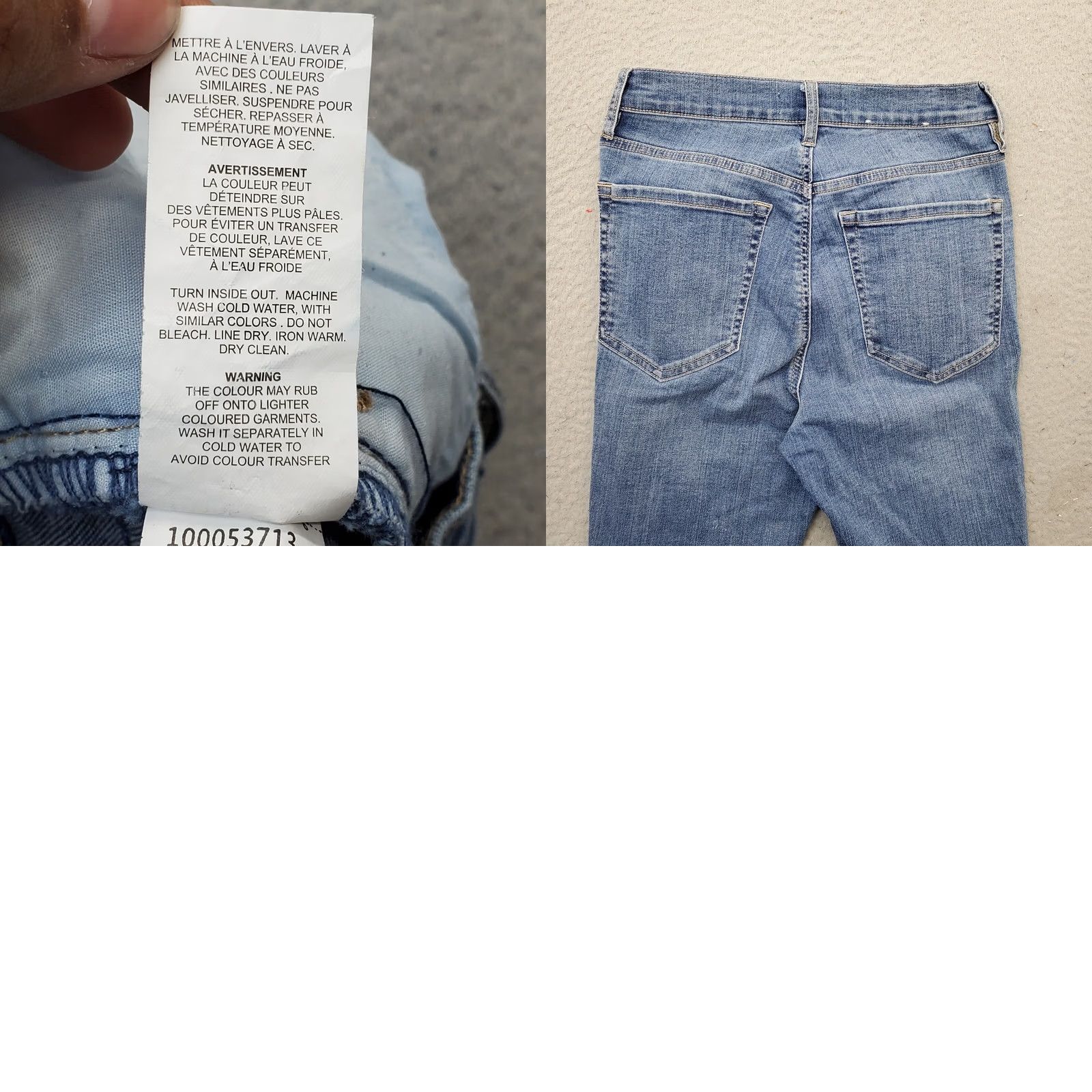 Garage Garage Jeans Womens 5/27 Blue Denim Stretch Ultra High Rise Cut Off Distressed Jeans Size 27" / US 4 / IT 40 - 8 Thumbnail