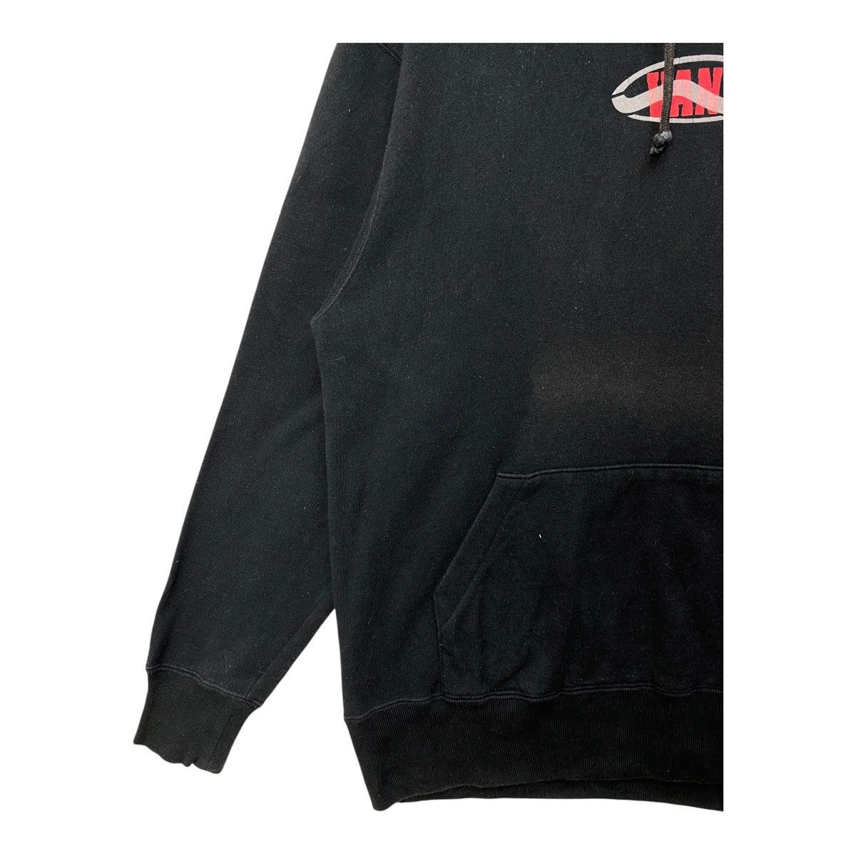 Vintage Vans Hoodie Big Spellout Sun Faded Pullover Size M