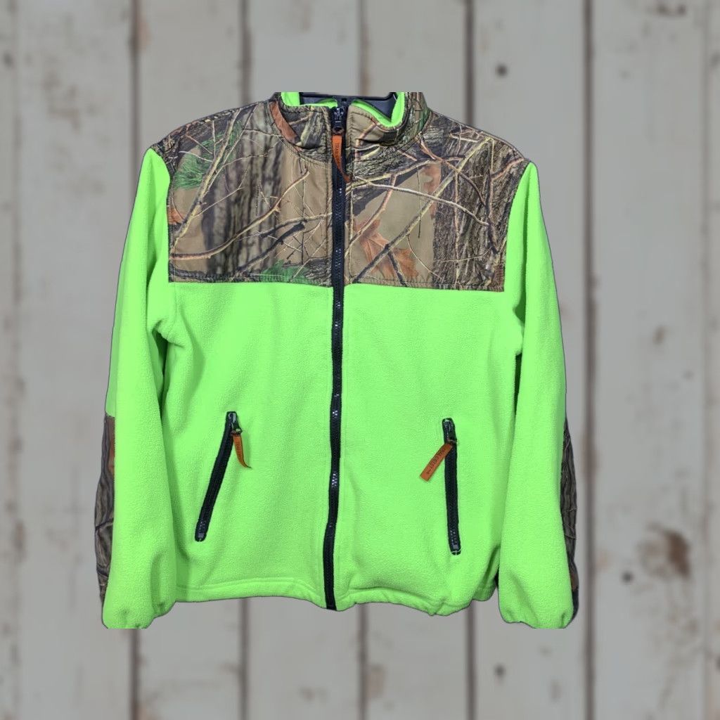 Vintage TRAIL CREST 100% Polyester Full Zip Women's Jacket sz Medium camouflage & Green Size M / US 6-8 / IT 42-44 - 1 Thumbnail