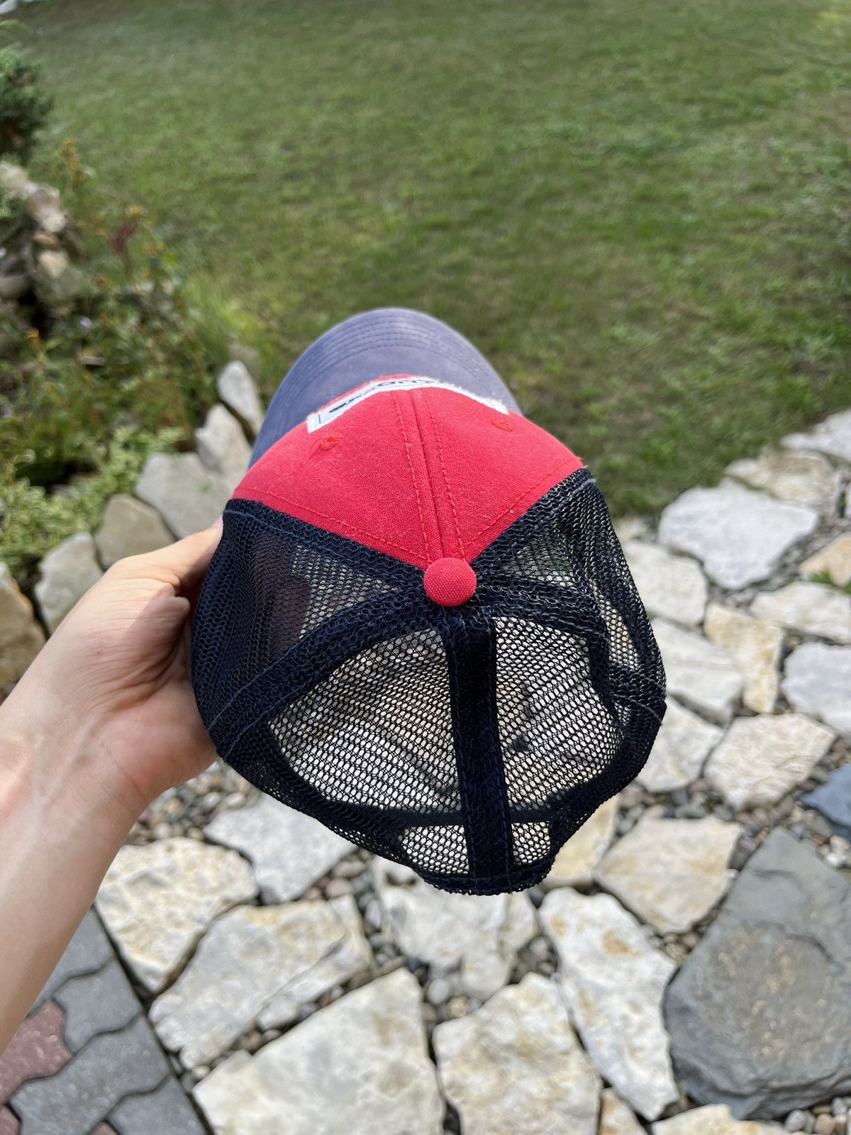 The North Face The North Face mudder trucker hat cap y2k outdoor faded mesh Size ONE SIZE - 9 Thumbnail