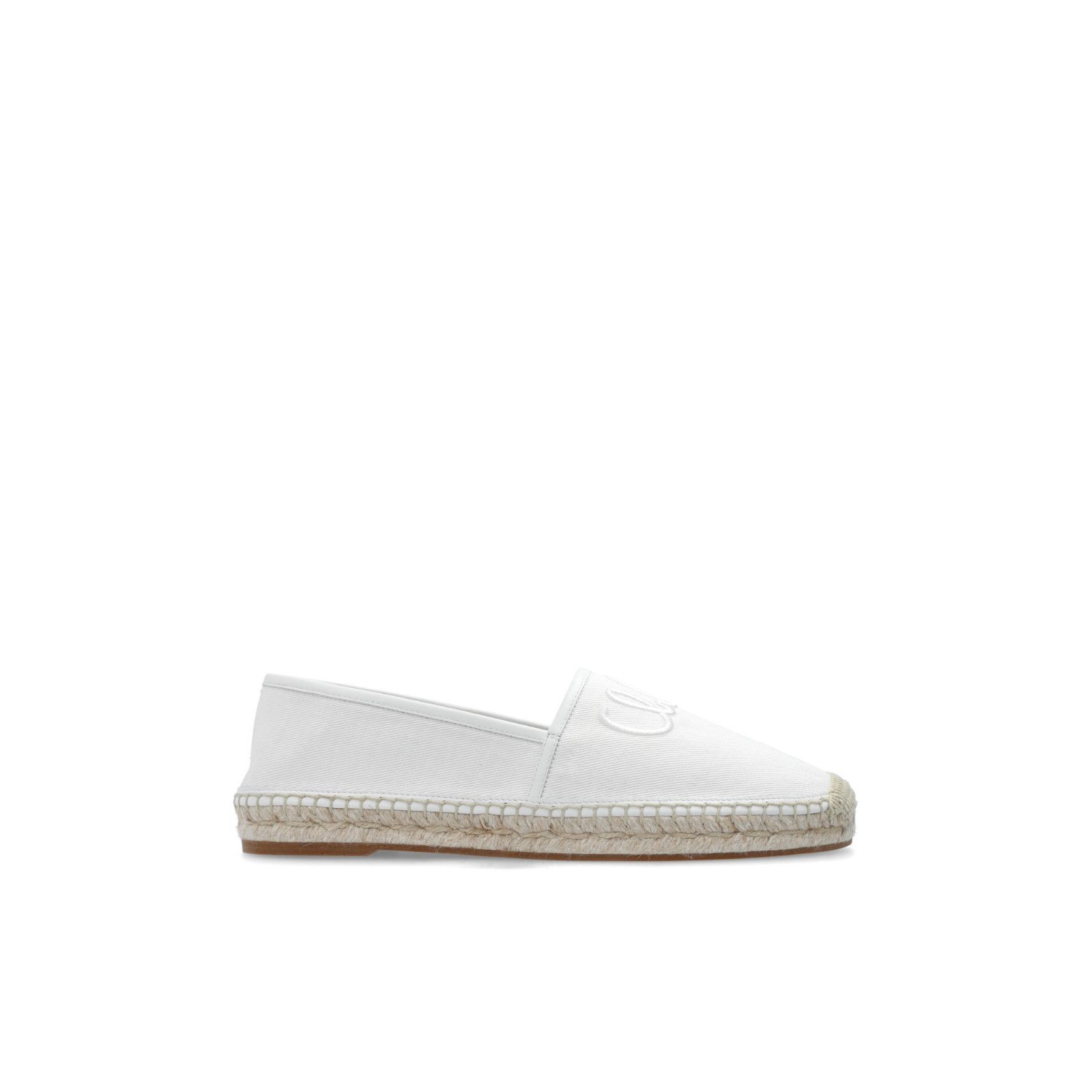 Chloe Chloe Isla White Canvas Espadrilles New & Authentic (Women's Size US 6 / IT 36 - 5 Thumbnail