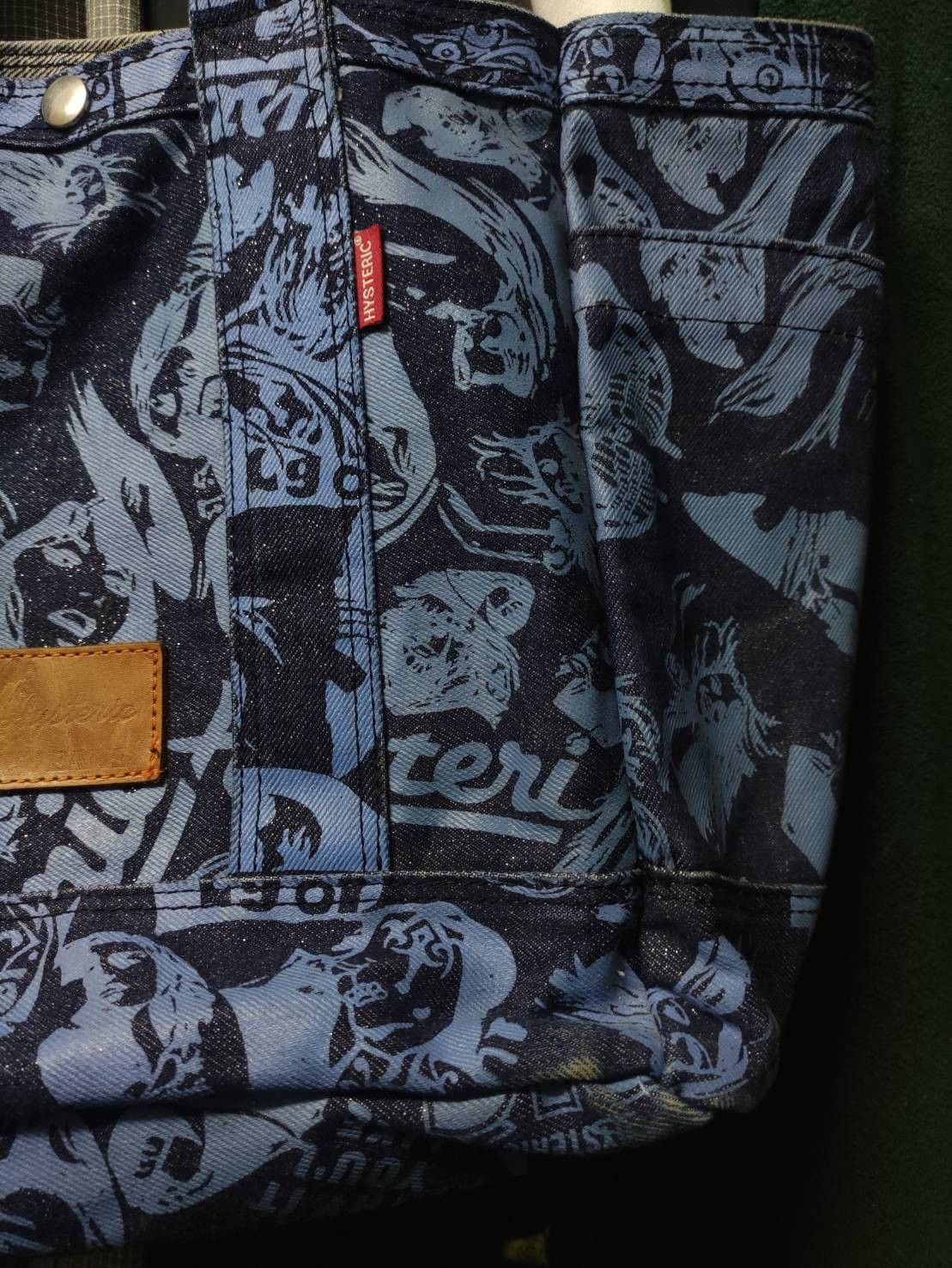Denime Hysteric Glamour Full Print Denim Jeans HandBag Size ONE SIZE - 3 Thumbnail