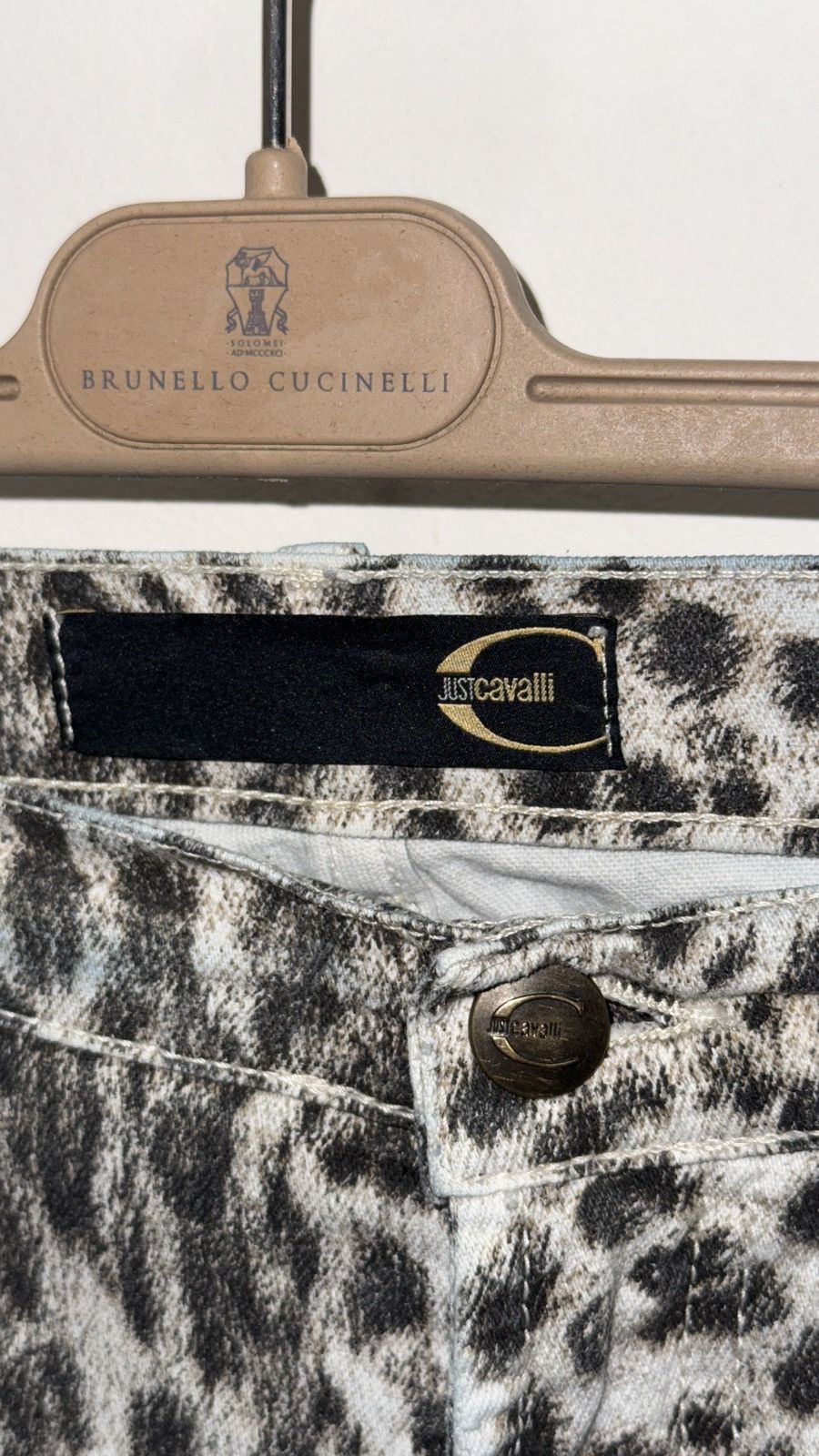 Just Cavalli × Vintage RARE Vintage Just Cavalli Animal Print Denim Set Size M / US 6-8 / IT 42-44 - 10 Thumbnail