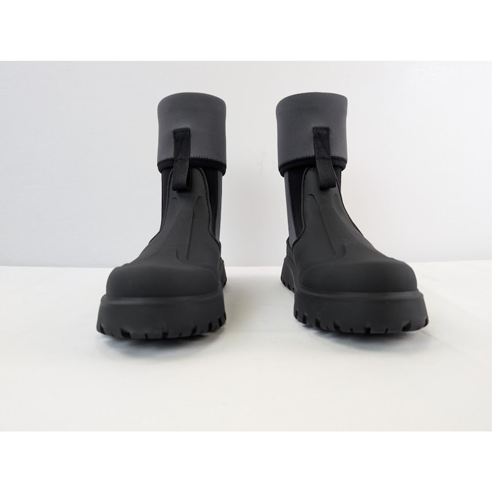 Dior o1rshd1 Leather Neoprene Garden Boots in Black / Grey Size US 13 / EU 46 - 9 Thumbnail