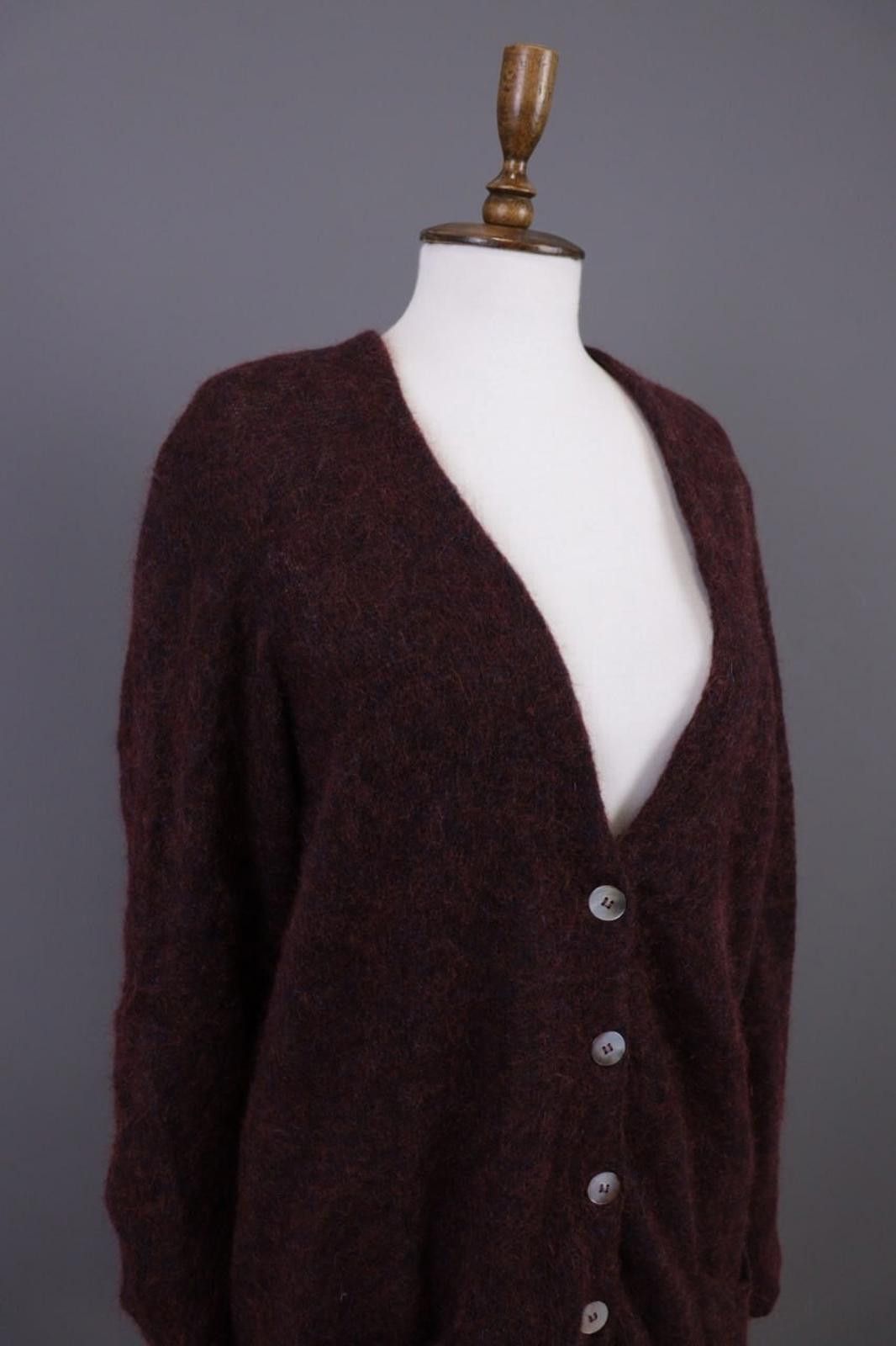 Bellerose Bellerosa Brown Wool Knit Cardigan Sweater Size 2 / M Size XS / US 0-2 / IT 36-38 - 7 Thumbnail