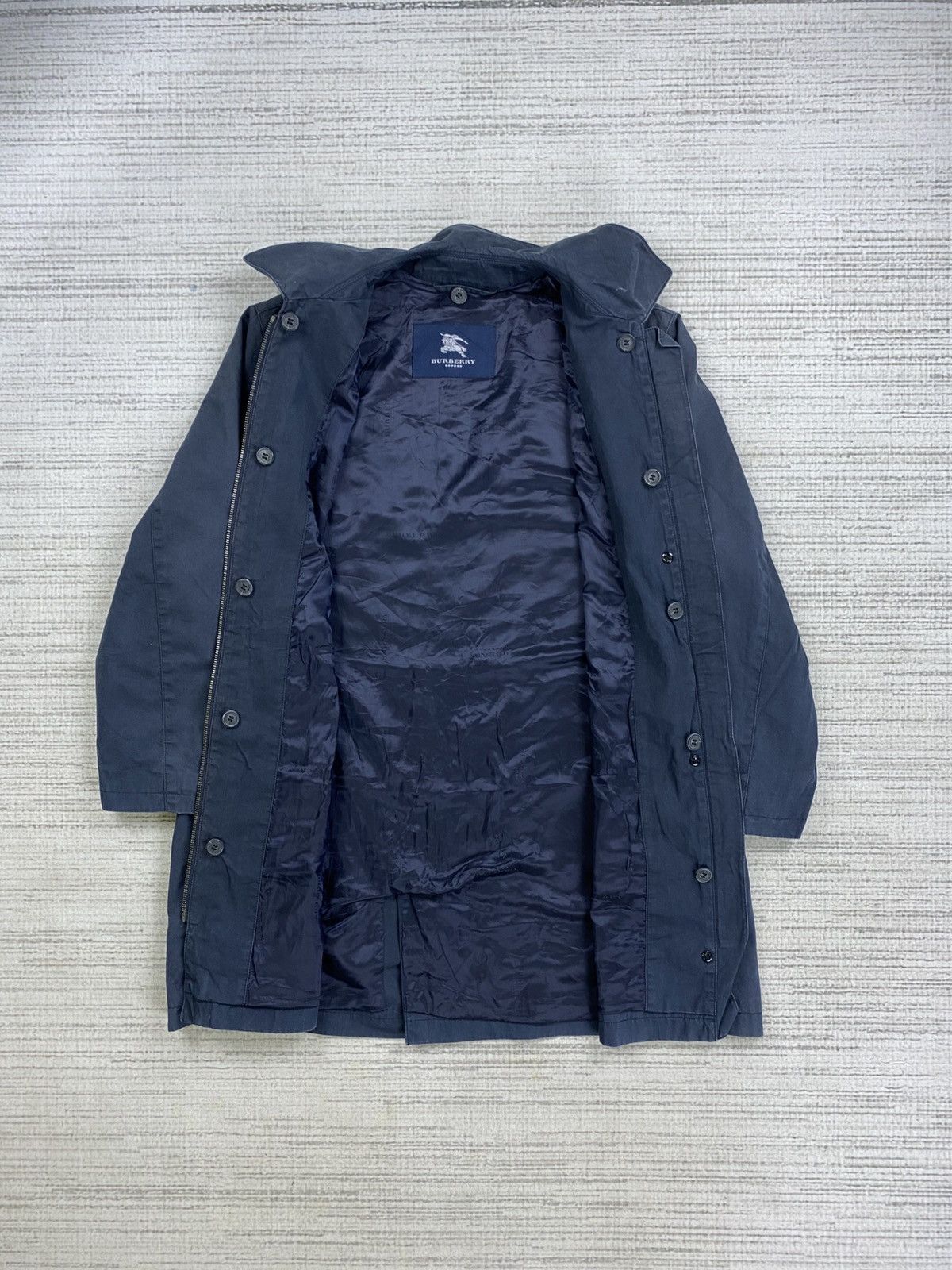 Burberry × Japanese Brand × Vintage Vintage Burberry London Faded Long Coat Jacket Size US M / EU 48-50 / 2 - 8 Thumbnail