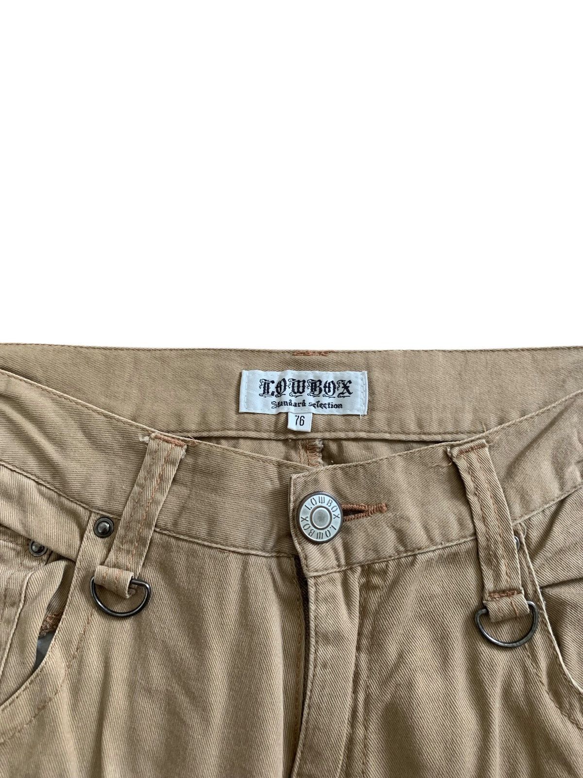 Japanese Brand Lowbox Japan Double Knee 3D Cargo Pants Size US 30 / EU 46 - 5 Thumbnail
