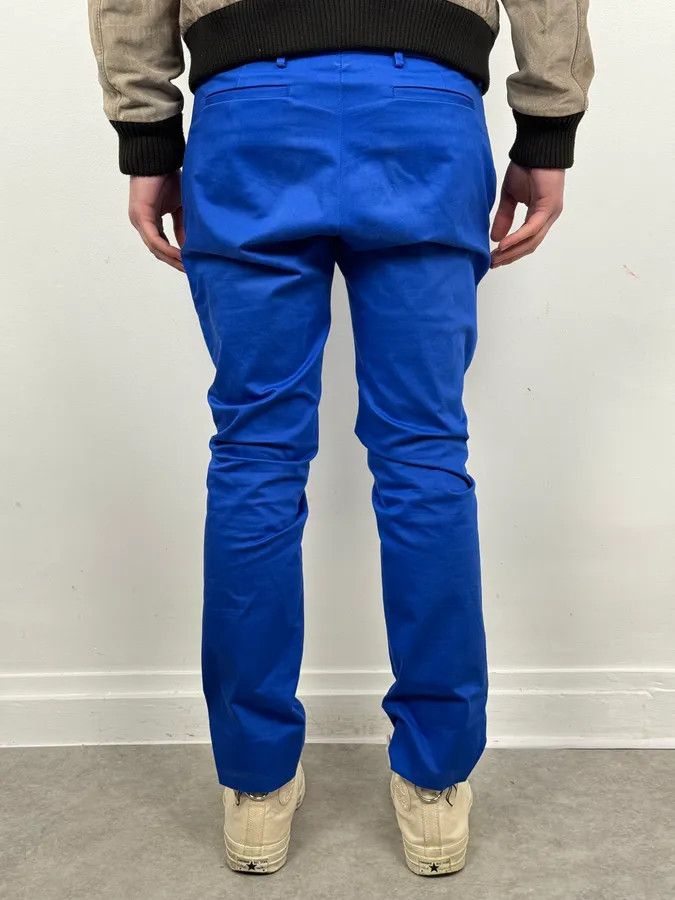 Dior Dior Homme Blue Classy Tailored Pants by Kris Van Assche Size US 30 / EU 46 - 4 Thumbnail