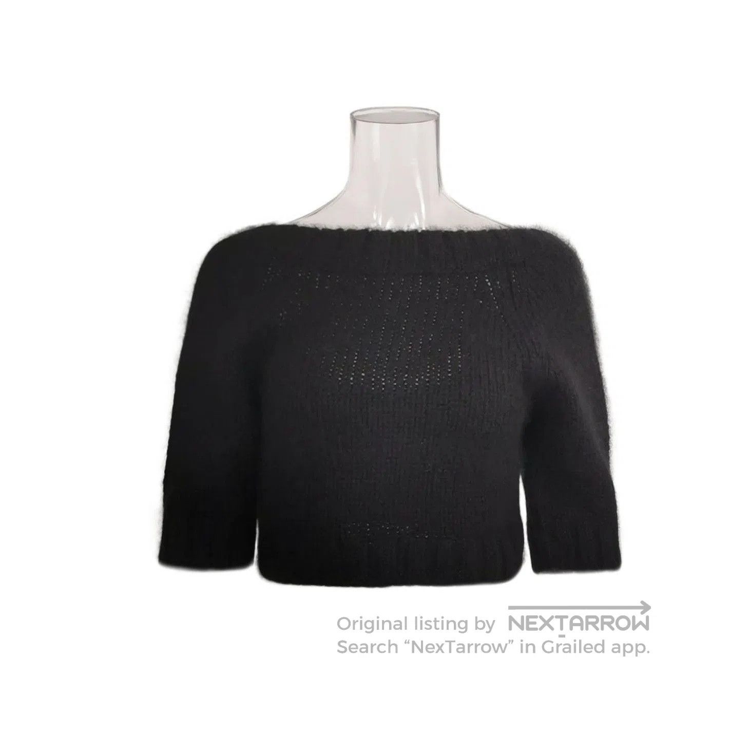 Prada Prada Black Cashmere Sweater Size 4. Size M / US 6-8 / IT 42-44 - 1 Thumbnail