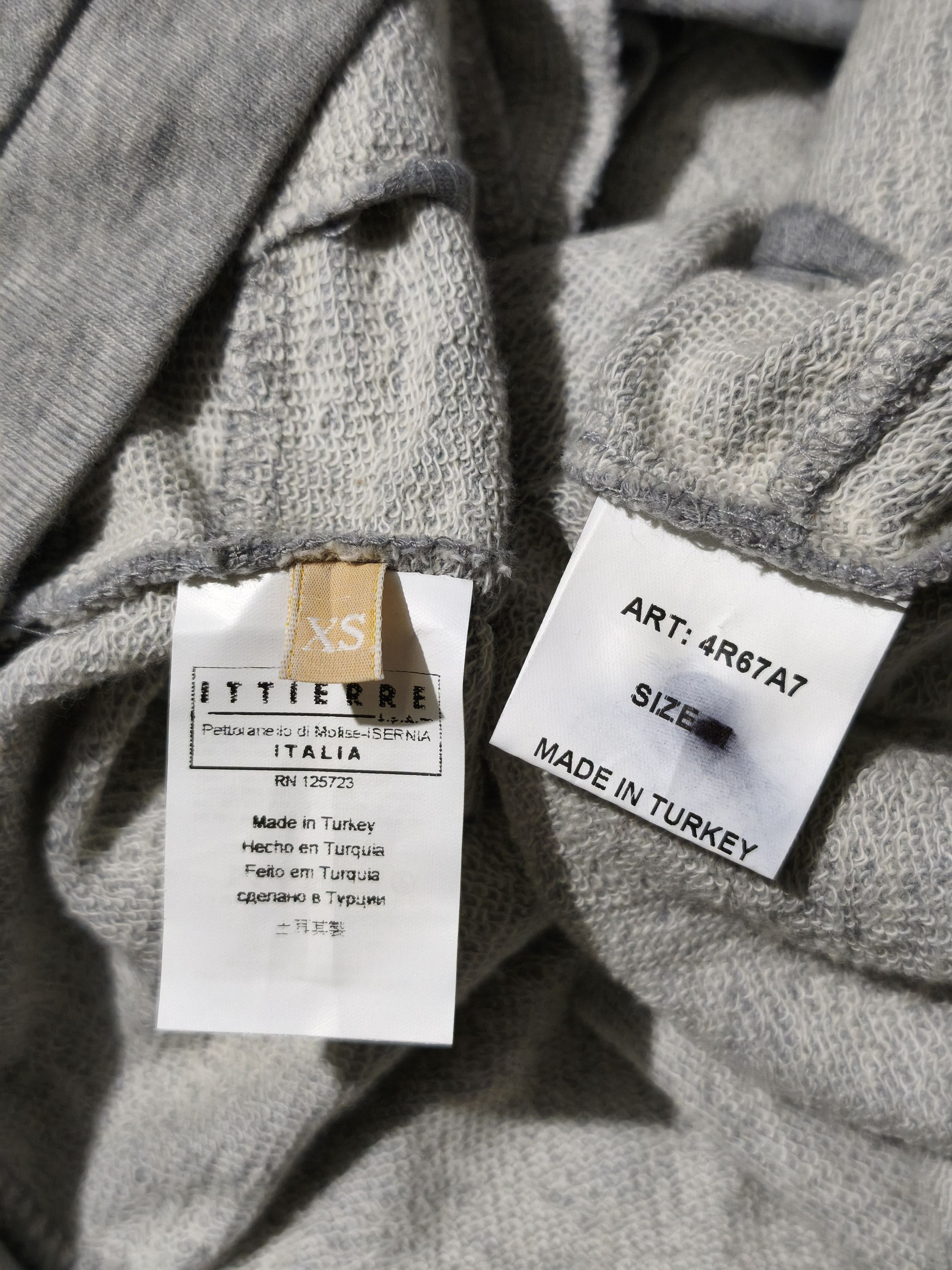 John Galliano Vintage John Galliano Gray Zip Up Hoodie Size US S / EU 44-46 / 1 - 9 Thumbnail