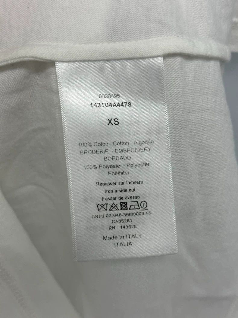Dior Dior Ski Series Lucky Star Sloga White Short Sleeve Size XS / US 0-2 / IT 36-38 - 3 Thumbnail