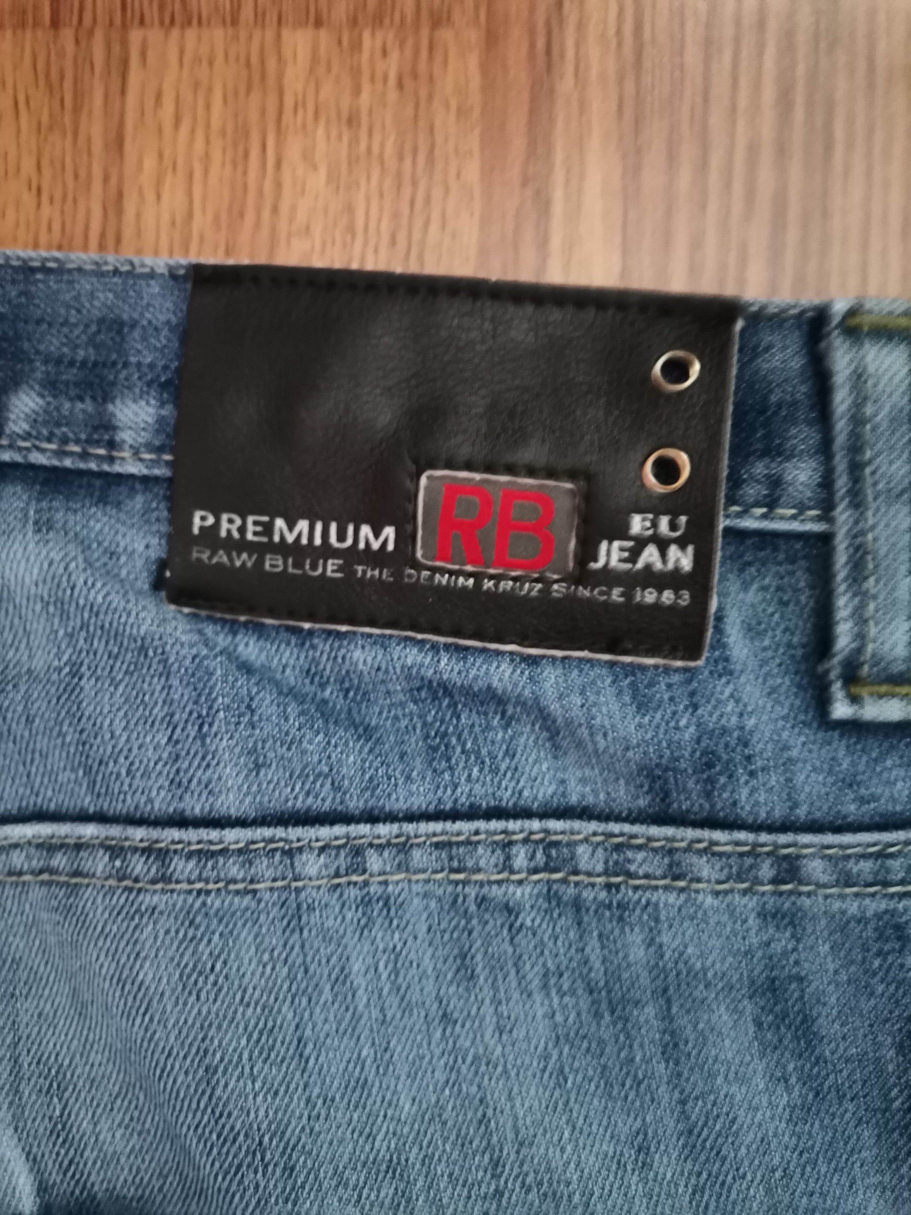 Vintage Vintage Raw Blue Embroidered Jeans Size US 36 / EU 52 - 3 Thumbnail